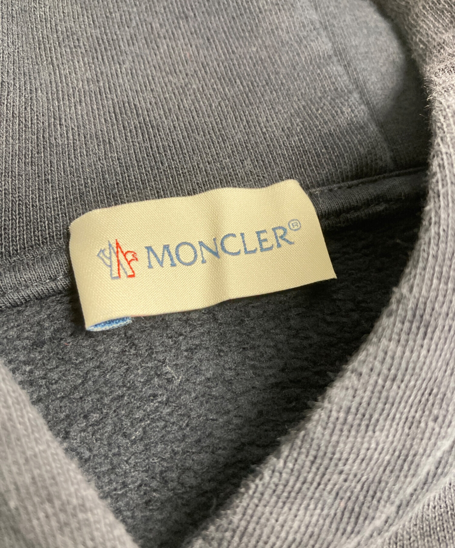 中古・古着通販】MONCLER (モンクレール) パーカー ネイビー サイズ