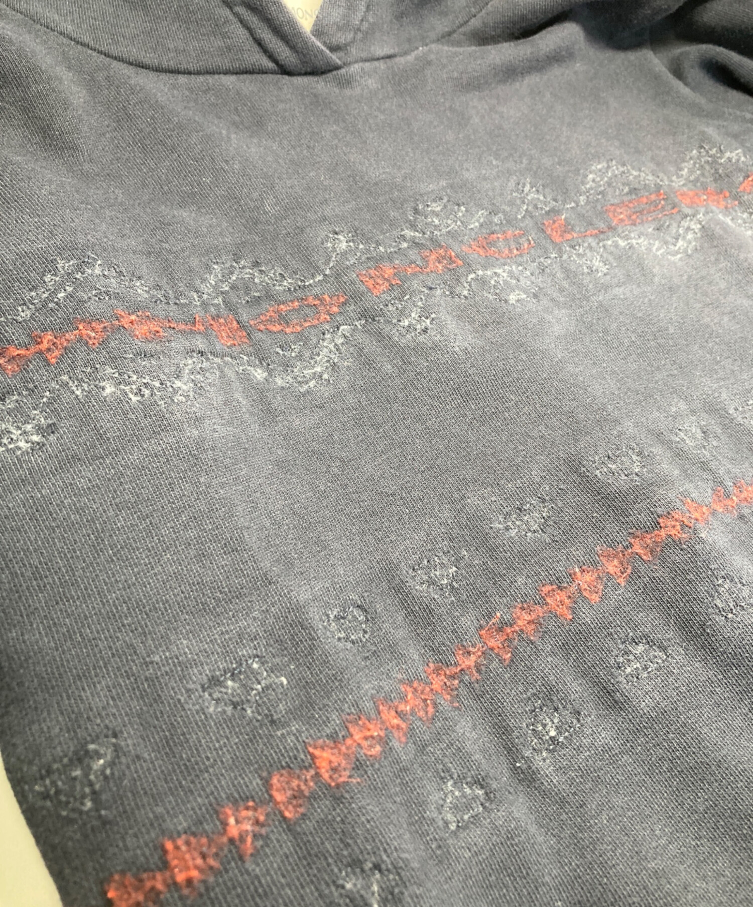 中古・古着通販】MONCLER (モンクレール) パーカー ネイビー サイズ
