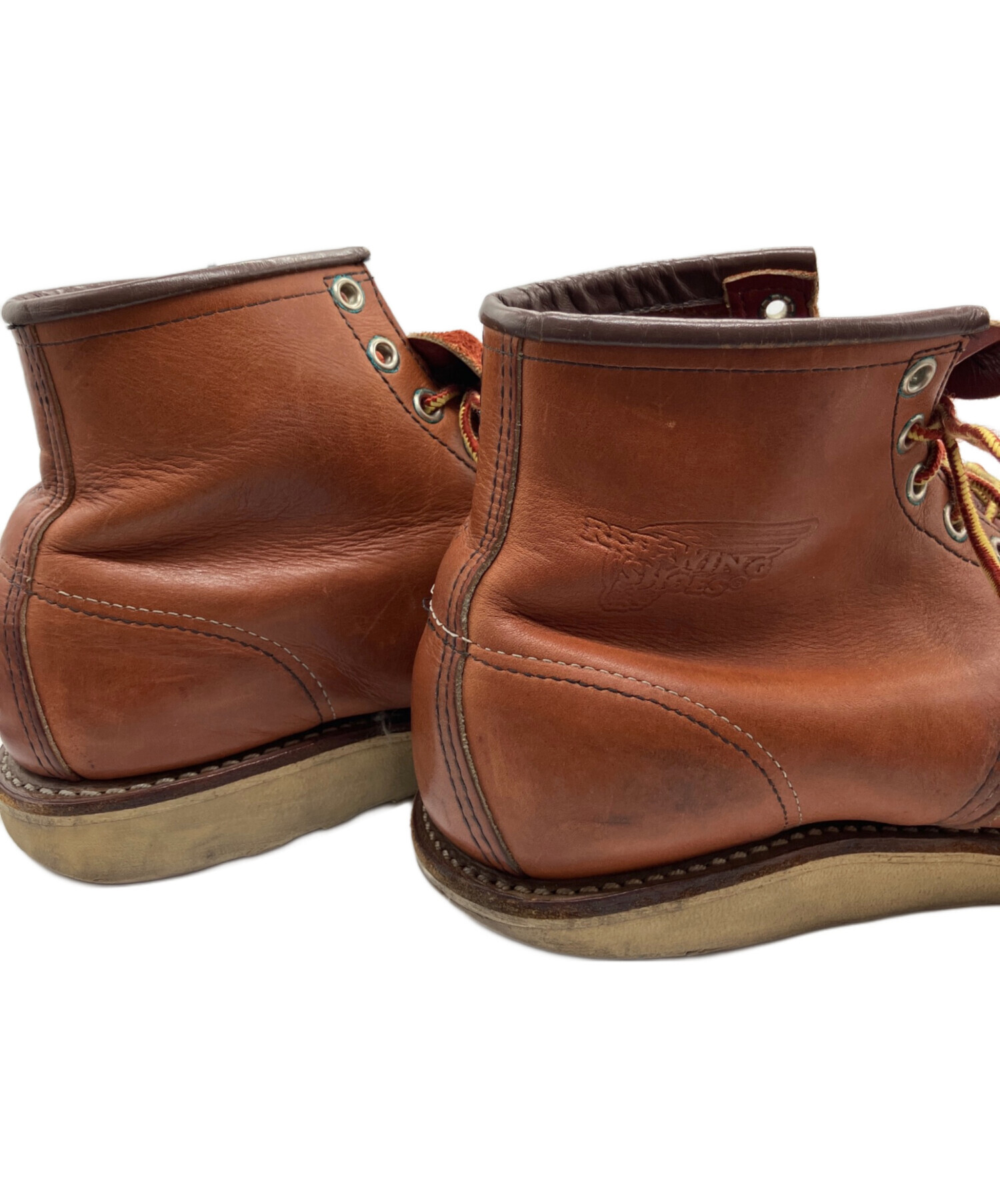 レッドウィング USA製 スエード モックトゥ ブーツ 型番不明 中古・古着通販】RED WING (レッドウィング) モックトゥブーツ レッド