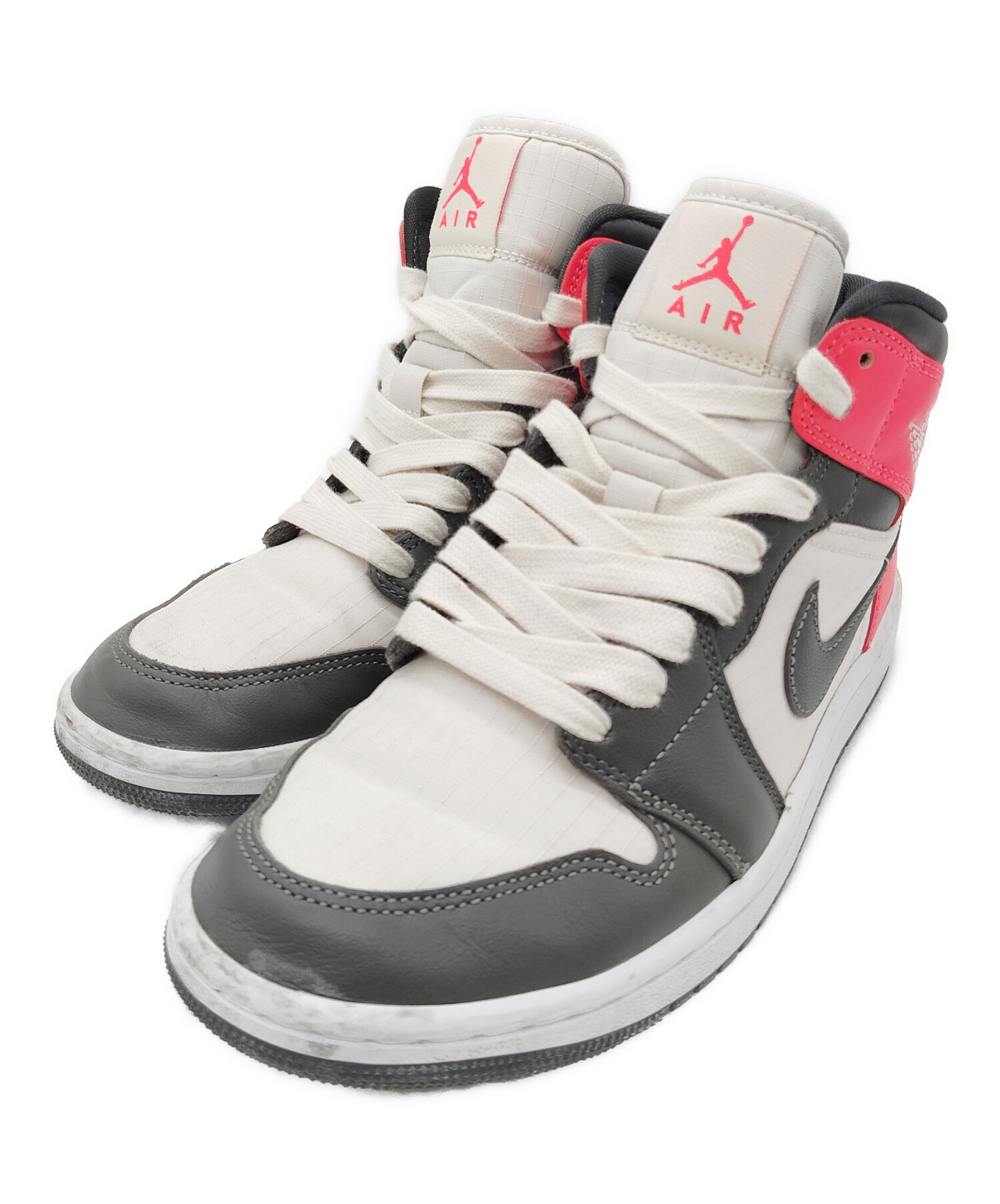 中古・古着通販】NIKE (ナイキ) WMNS AIR JORDAN 1 MID SE ホワイト 