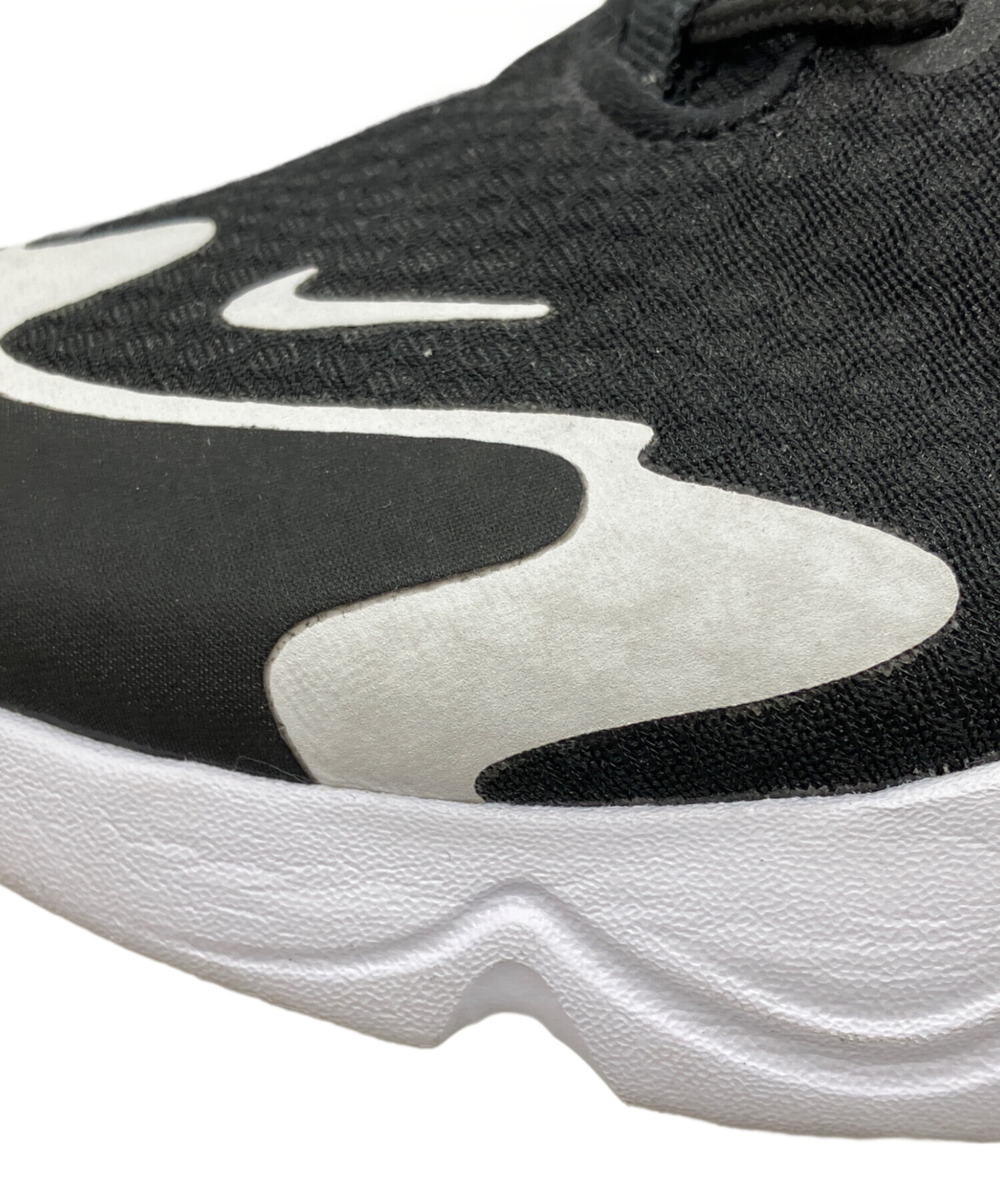 中古・古着通販】NIKE (ナイキ) スニーカー ブラック×ホワイト サイズ