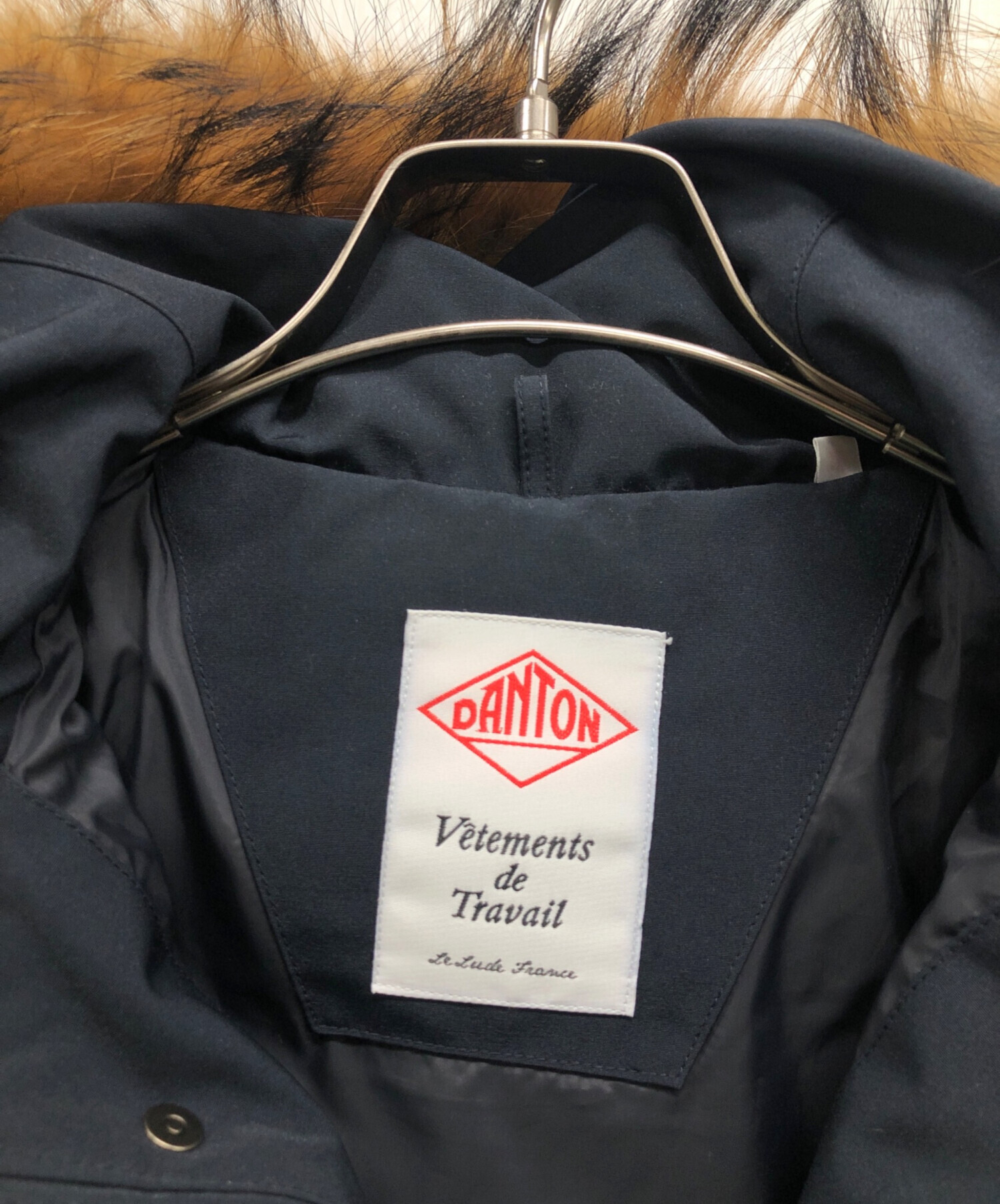 中古・古着通販】DANTON (ダントン) フード付きロングダウンコート 