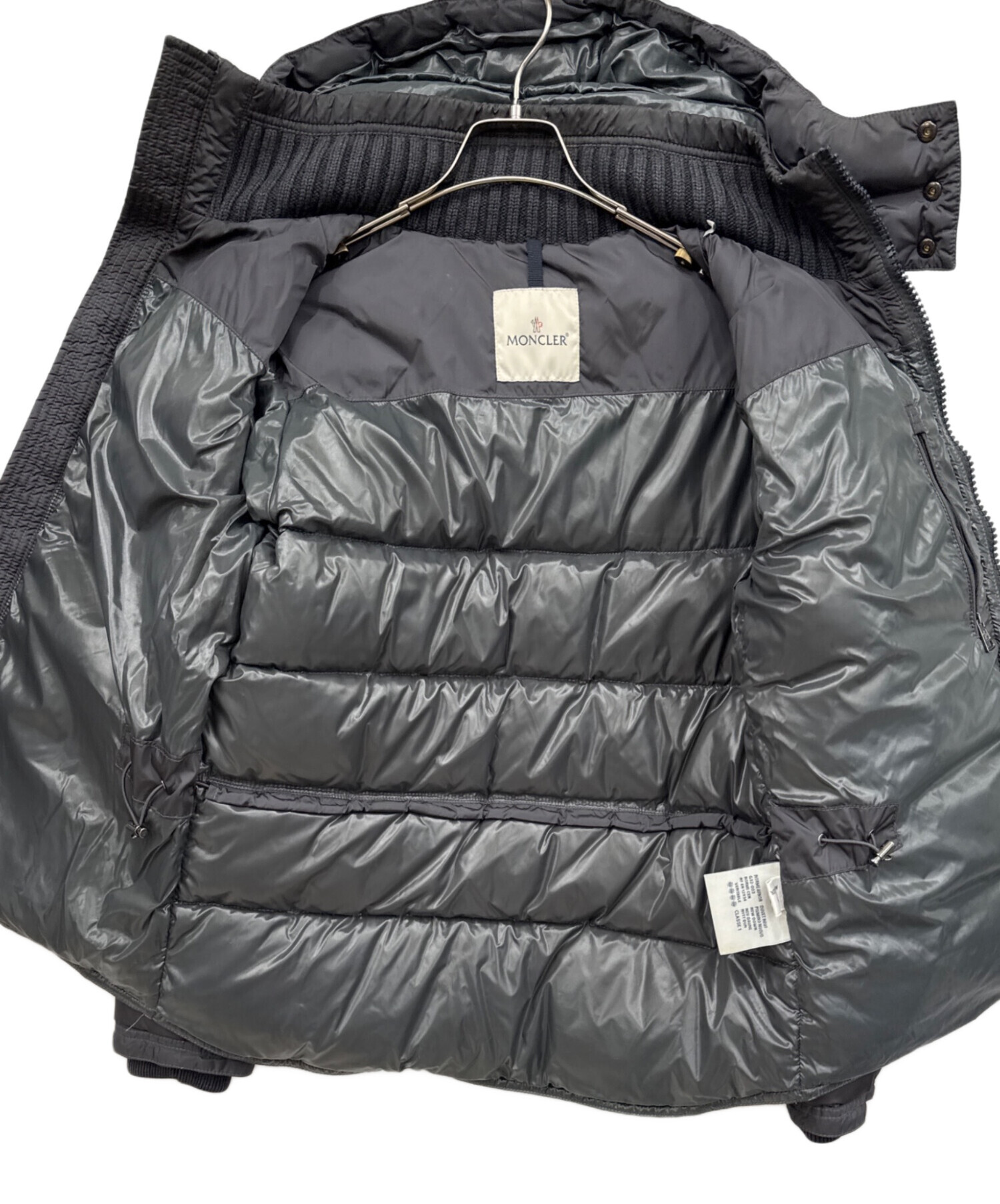 中古・古着通販】MONCLER (モンクレール) ダウンジャケット グレー