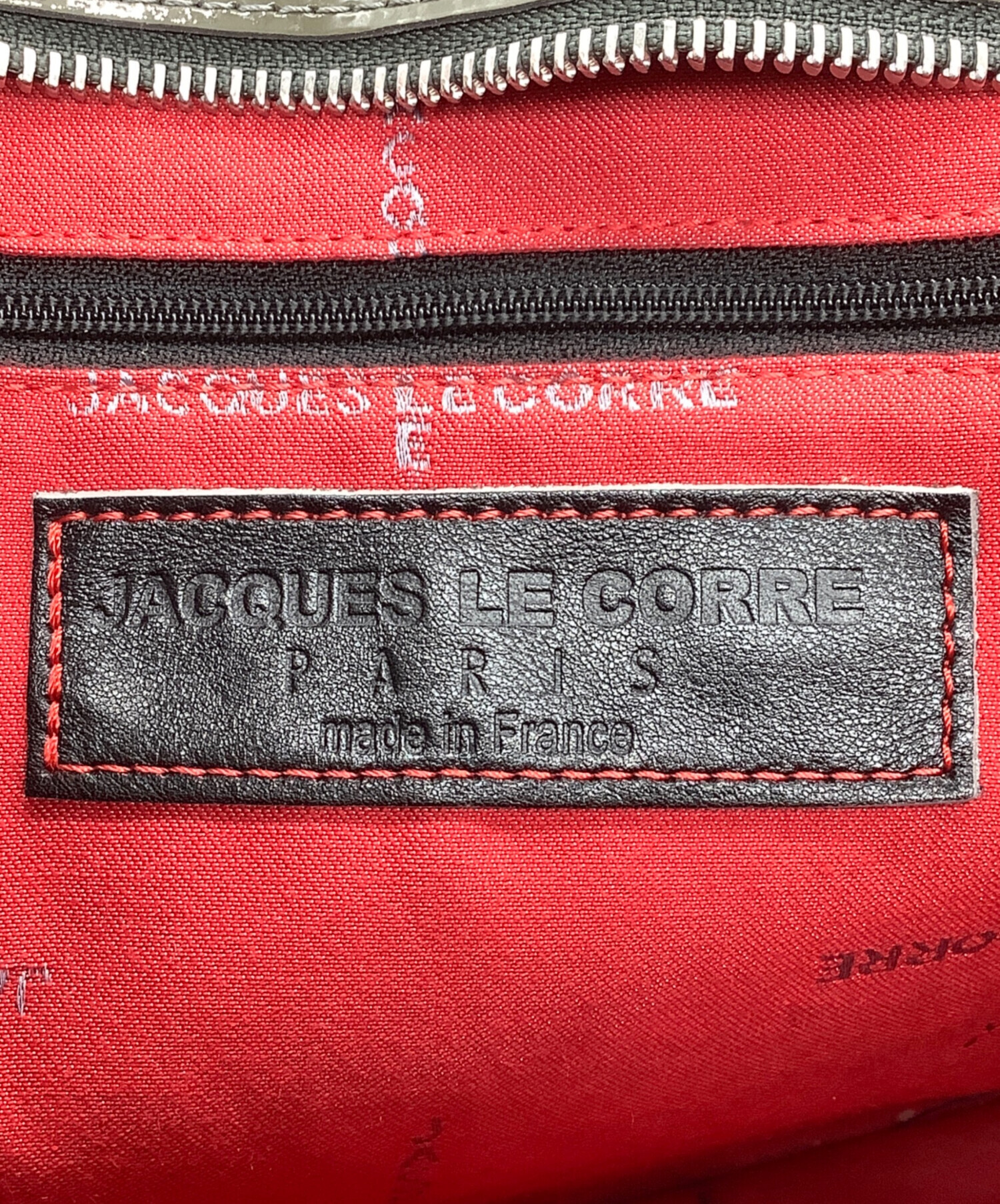 中古・古着通販】JACQUES LE CORRE (ジャックルコー) エナメルバッグ