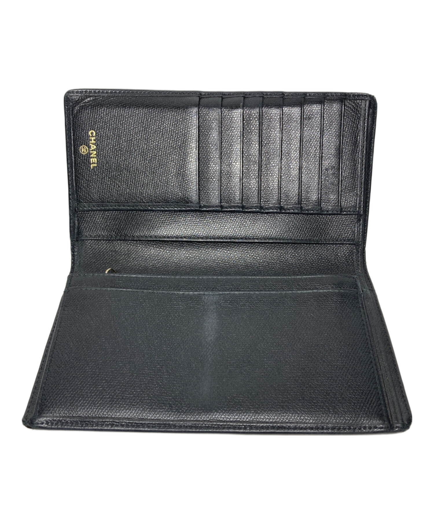 中古・古着通販】CHANEL (シャネル) 長財布 ブラック｜ブランド・古着