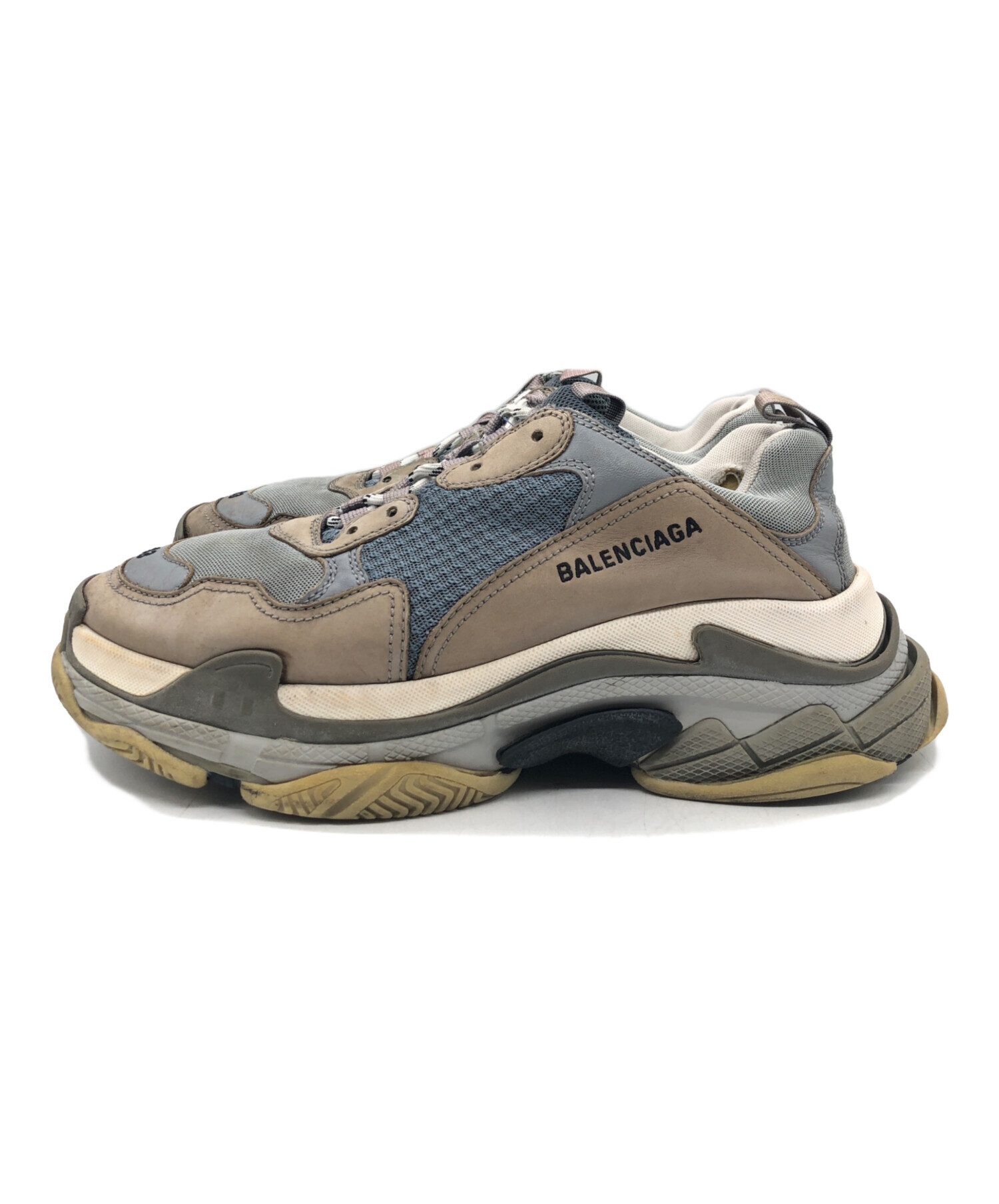 中古・古着通販】BALENCIAGA (バレンシアガ) TRIPLE S グレー サイズ