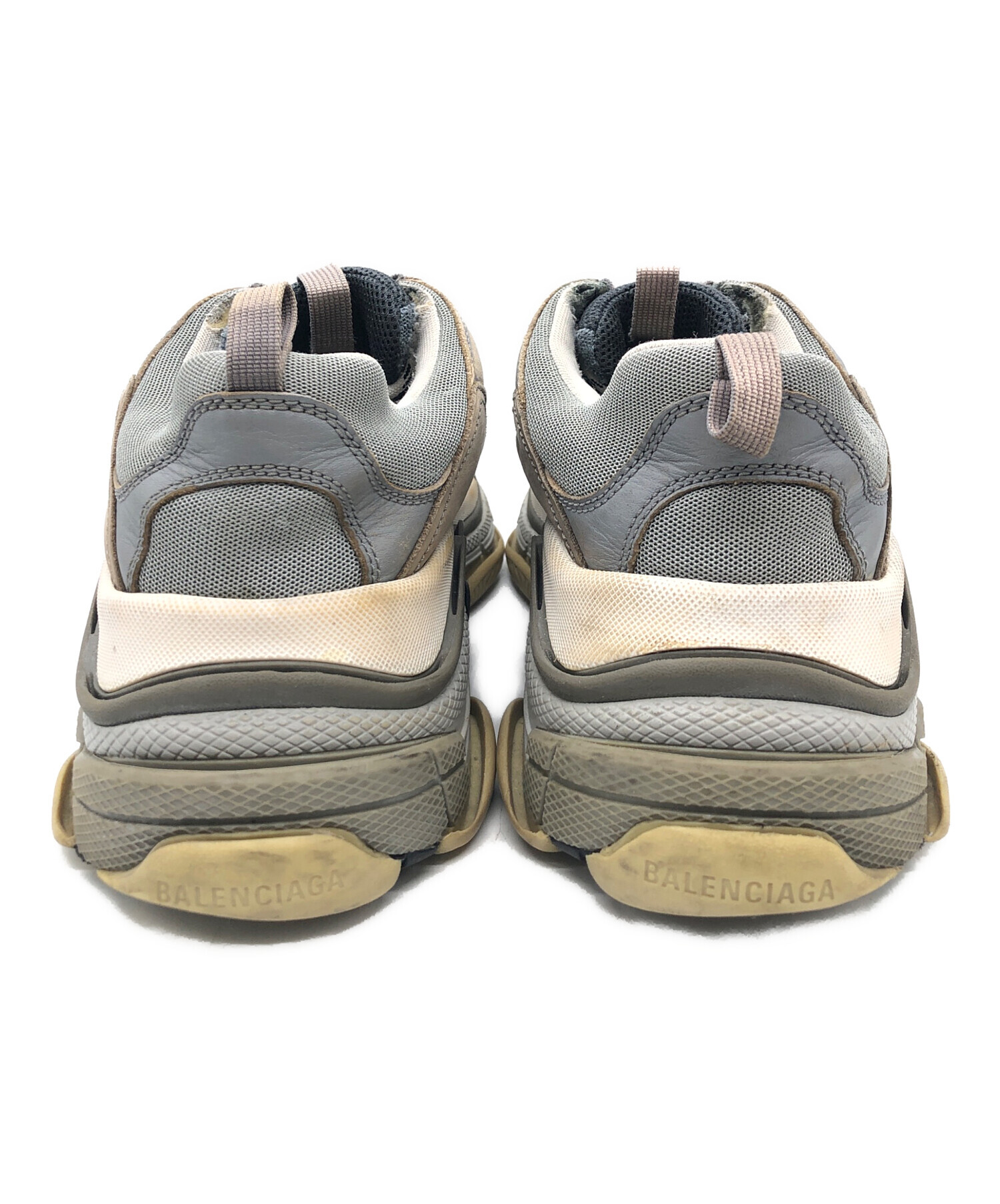 中古・古着通販】BALENCIAGA (バレンシアガ) TRIPLE S グレー サイズ