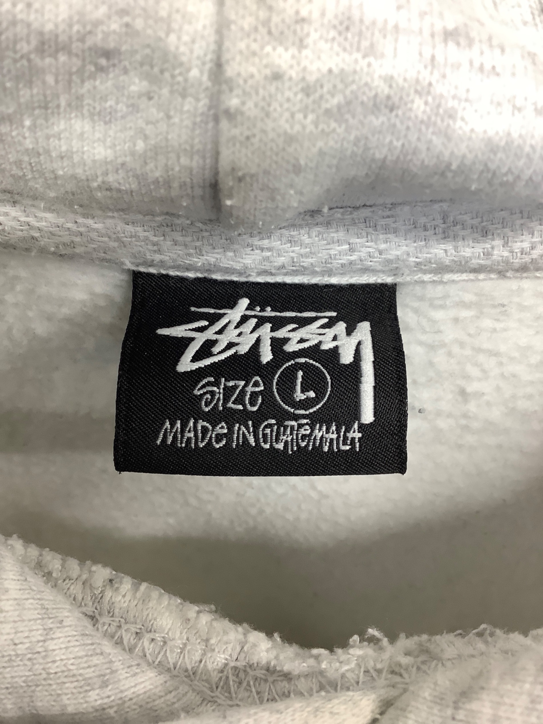 中古・古着通販】stussy (ステューシー) パーカー ライトグレー サイズ