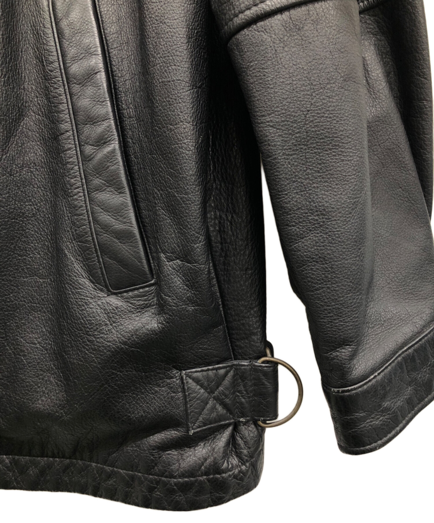 中古・古着通販】PELLECYMA (ペレシーマ) レザージャケット ブラック