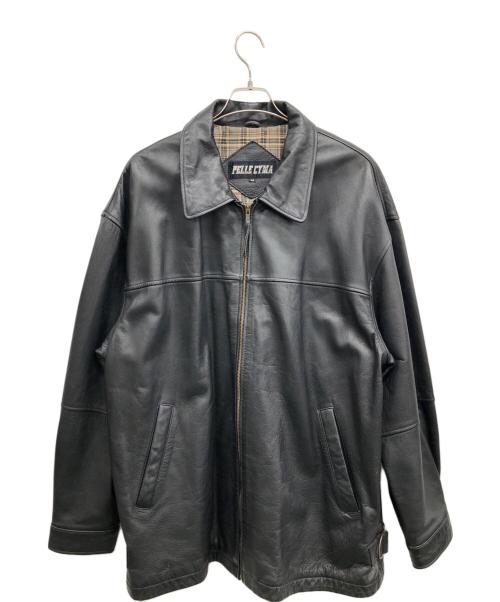 中古・古着通販】PELLECYMA (ペレシーマ) レザージャケット ブラック