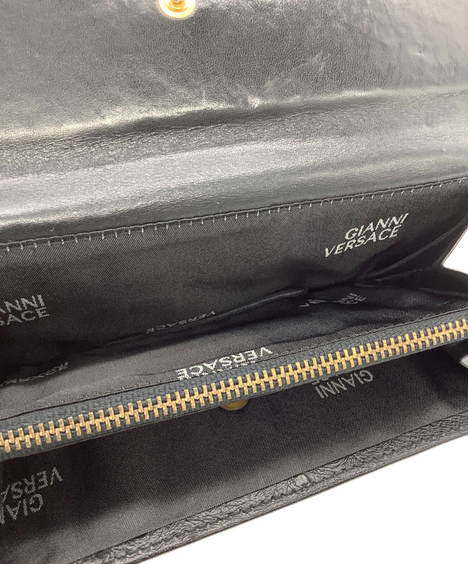 【新品未使用】GIANNI VERSACE 長財布 中古・古着通販】GIANNI VERSACE (ジャンニ・ヴェルサーチ) 長財布