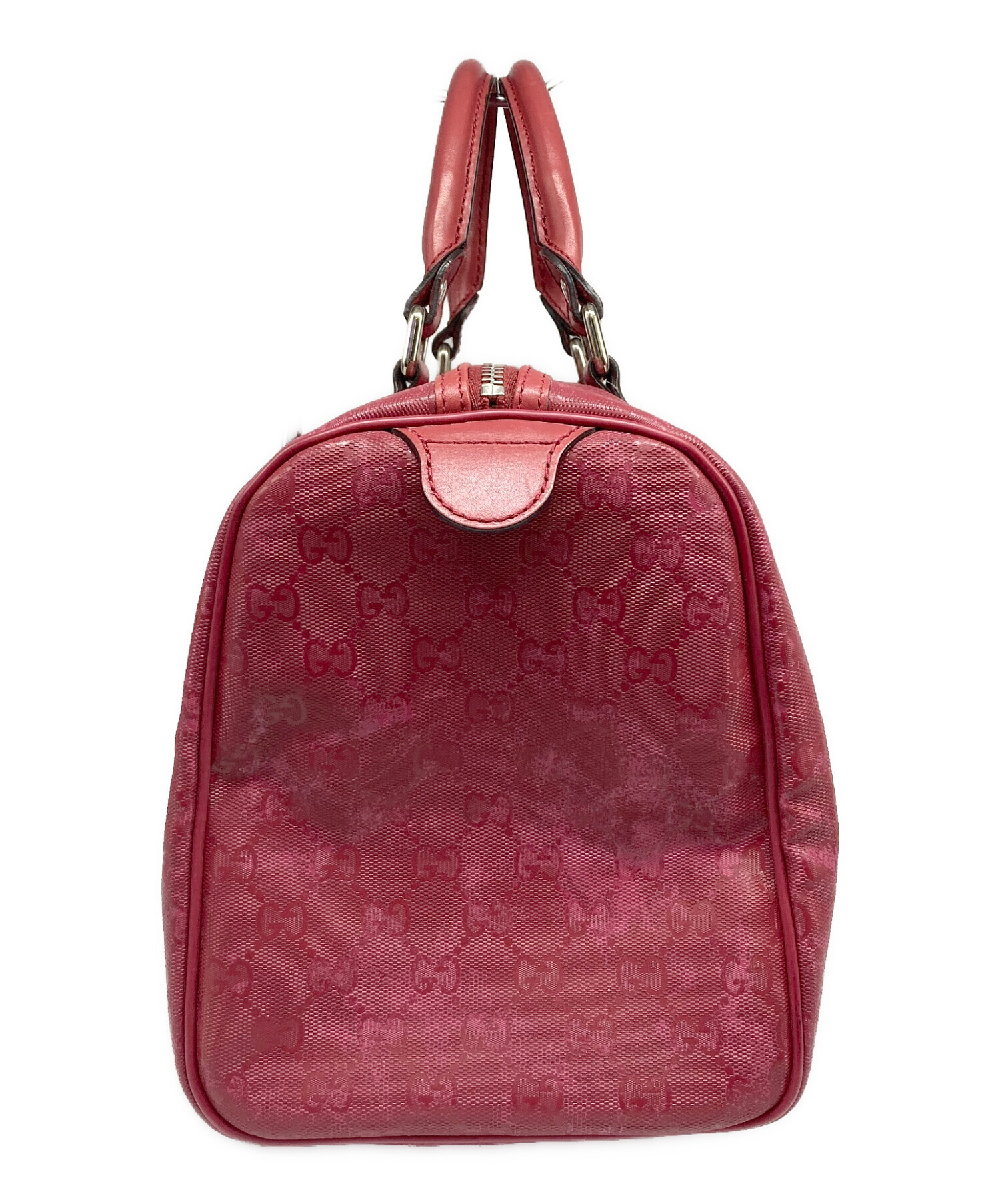 中古・古着通販】GUCCI (グッチ) ミニボストンバッグ ピンク｜ブランド