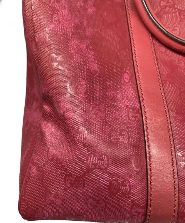 グッチ ヒステリア ピンクミニボストン中古 中古・古着通販】GUCCI (グッチ) ミニボストンバッグ ピンク｜ブランド
