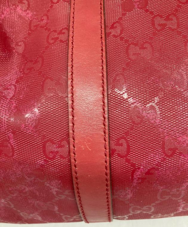 中古・古着通販】GUCCI (グッチ) ミニボストンバッグ ピンク｜ブランド