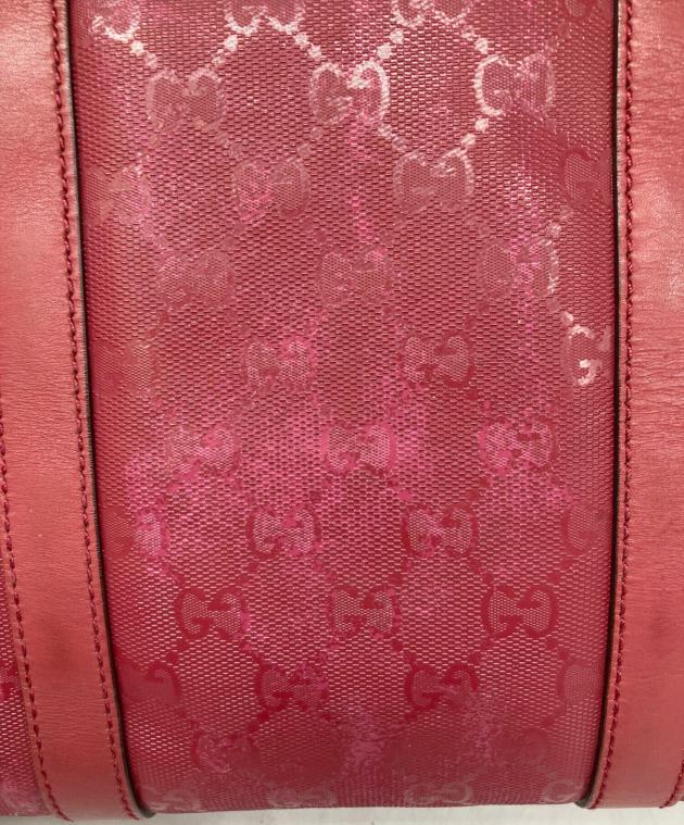 中古・古着通販】GUCCI (グッチ) ミニボストンバッグ ピンク｜ブランド