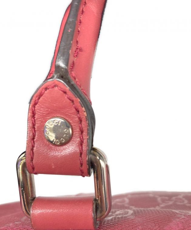 中古・古着通販】GUCCI (グッチ) ミニボストンバッグ ピンク｜ブランド