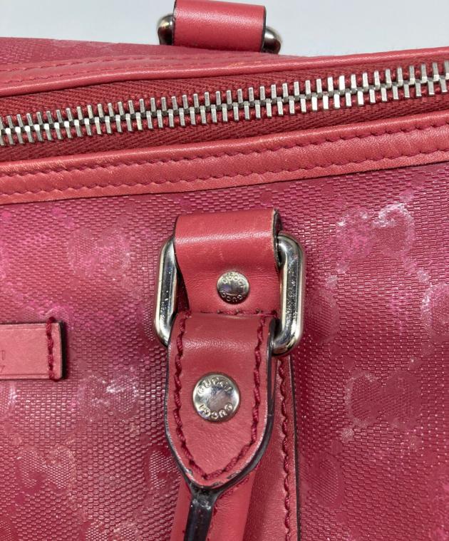 中古・古着通販】GUCCI (グッチ) ミニボストンバッグ ピンク｜ブランド