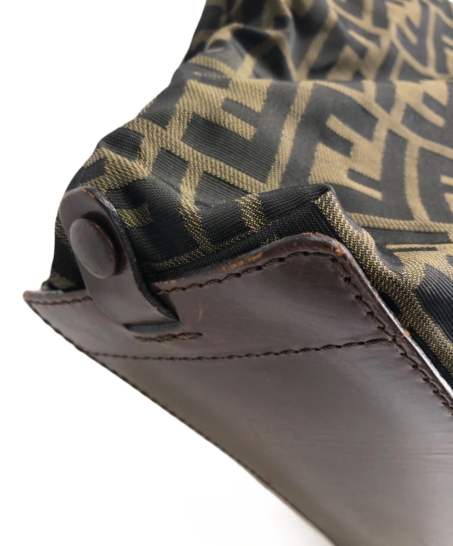 中古・古着通販】FENDI (フェンディ) トートバッグ ベージュ×ブラック