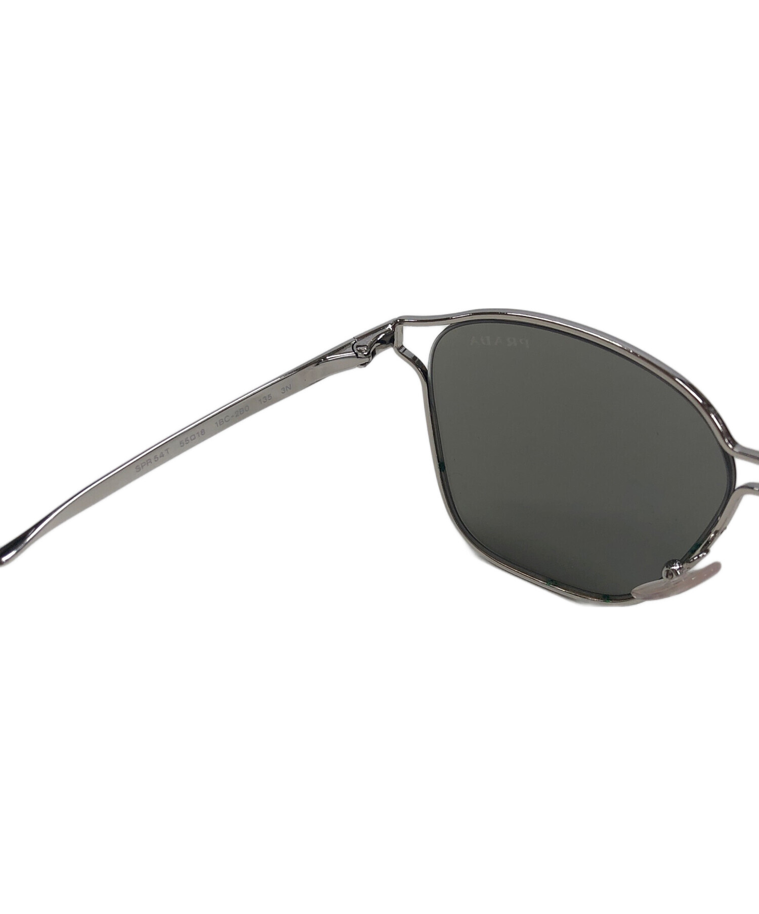 中古・古着通販】PRADA (プラダ) ティアドロップサングラス シルバー 