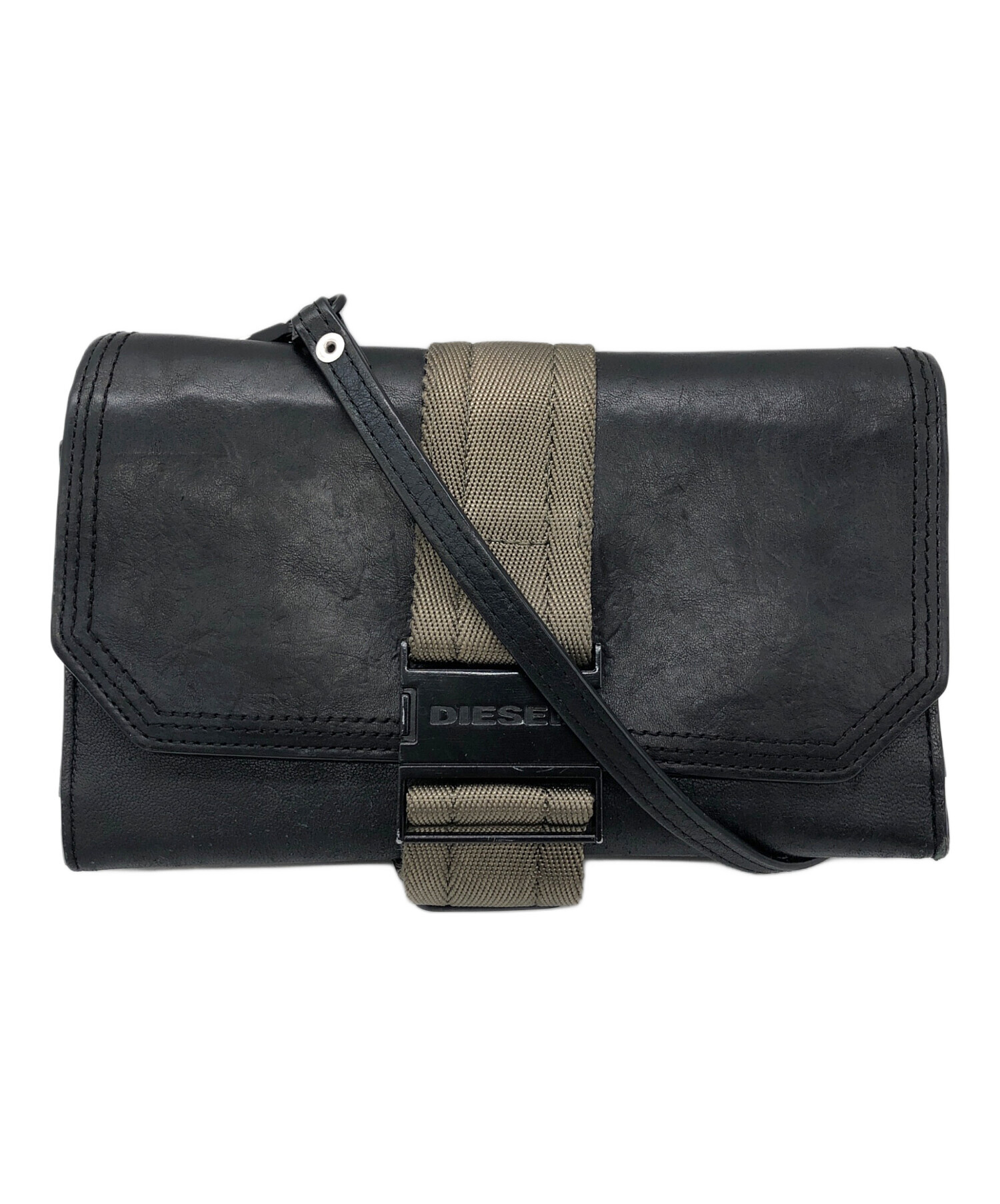 中古・古着通販】DIESEL (ディーゼル) ショルダーバッグ オリーブ 