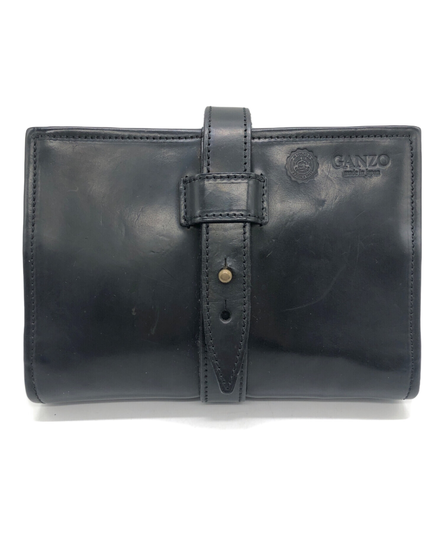 中古・古着通販】GANZO (ガンゾ) クラッチバッグ ブラック｜ブランド
