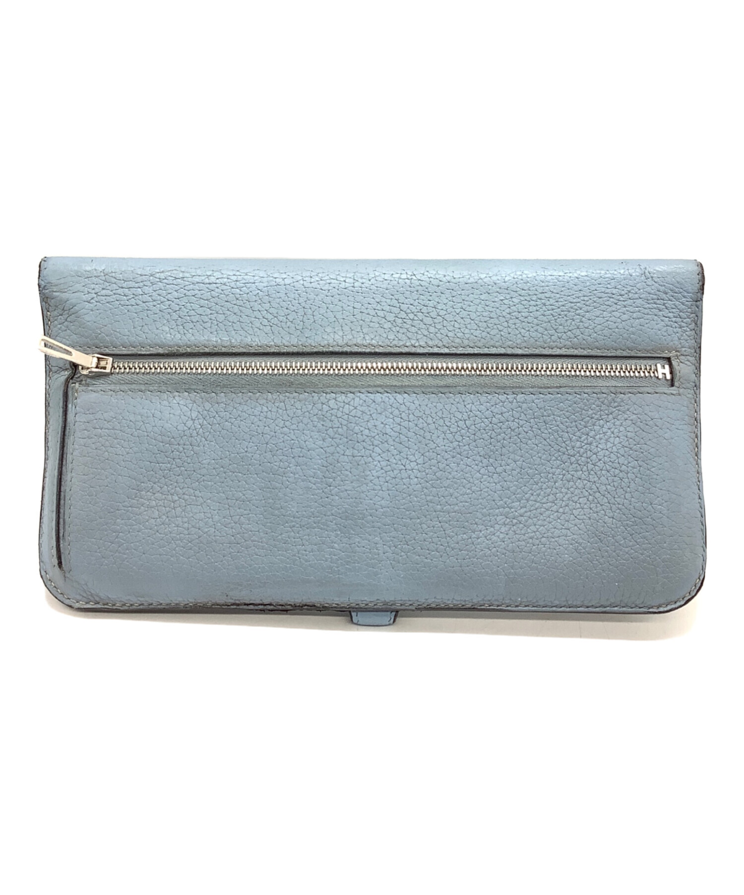 中古・古着通販】HERMES (エルメス) 長財布 スカイブルー｜ブランド