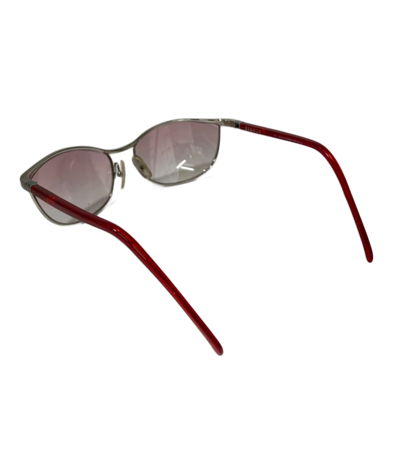 STARCK サングラス　ジャンク 中古・古着通販】STARCK (スタルク) サングラス シルバー×レッド