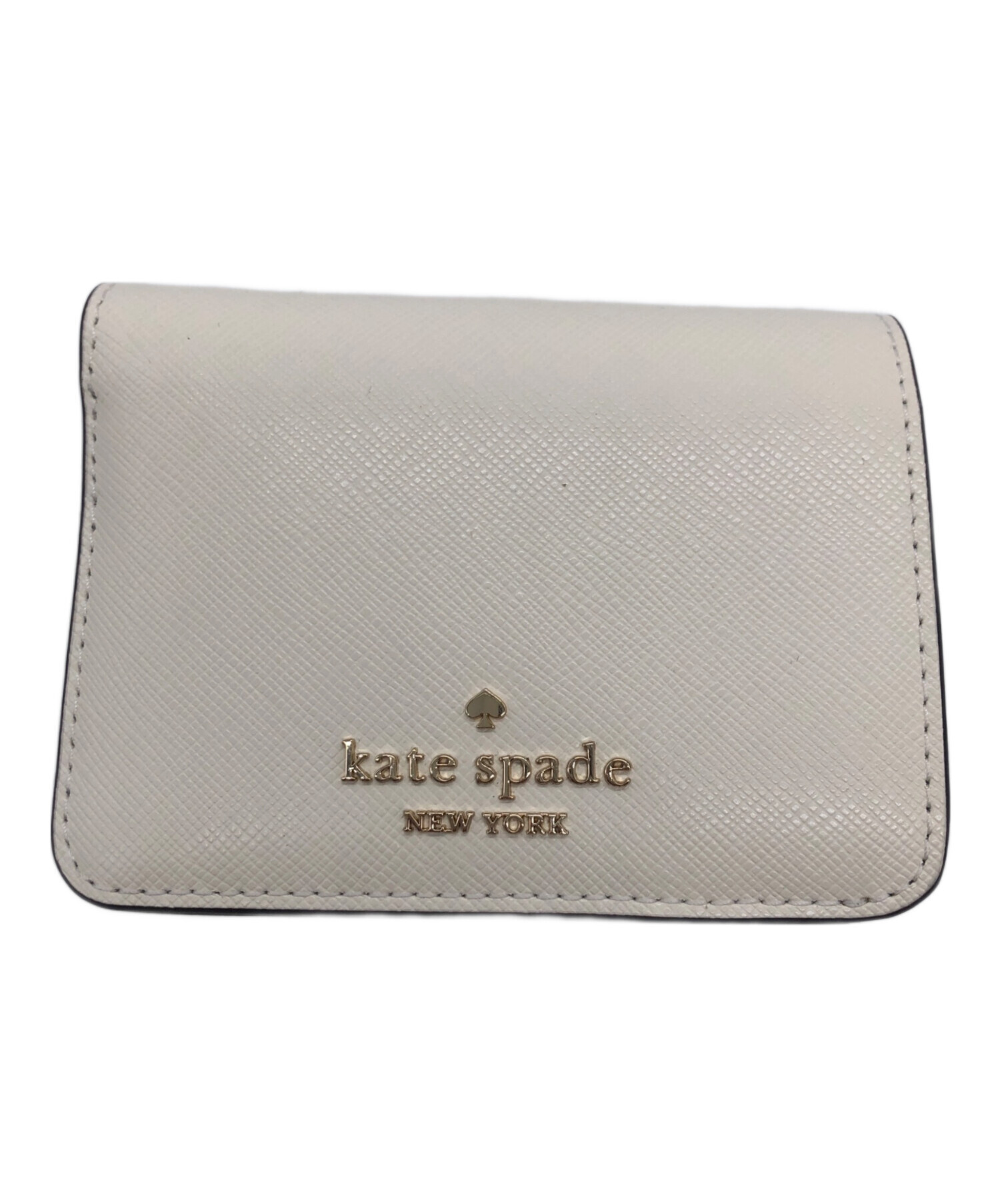 中古・古着通販】Kate Spade (ケイトスペード) 2つ折り財布 ホワイト 