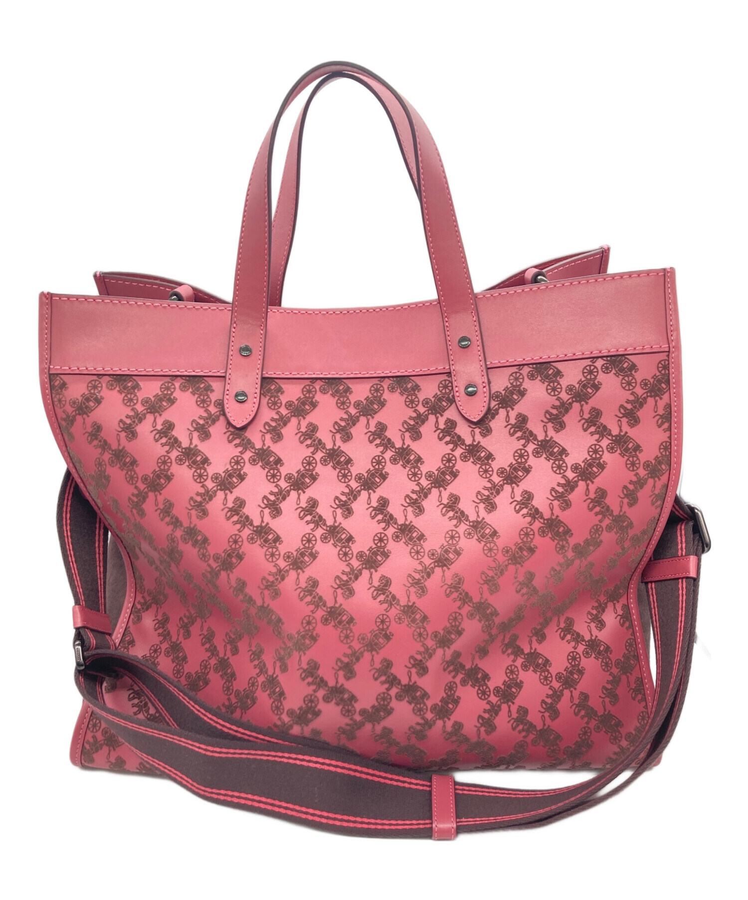 中古・古着通販】COACH (コーチ) フィールド トート 22 ホース アンド 