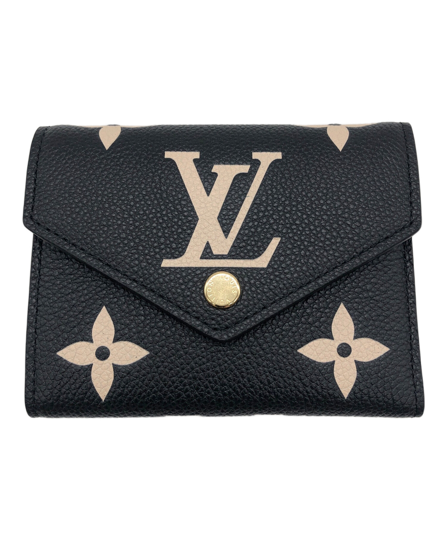 お値下げしました 未使用品　LOUIS VUITTON 三つ折り財布 中古・古着通販】LOUIS VUITTON (ルイ ヴィトン) 3つ折り財布 ブラック