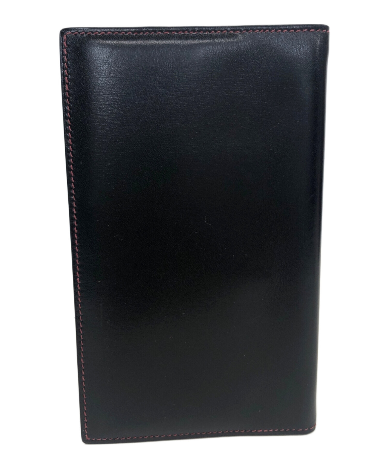 中古・古着通販】HERMES (エルメス) 手帳カバー ブラック×レッド