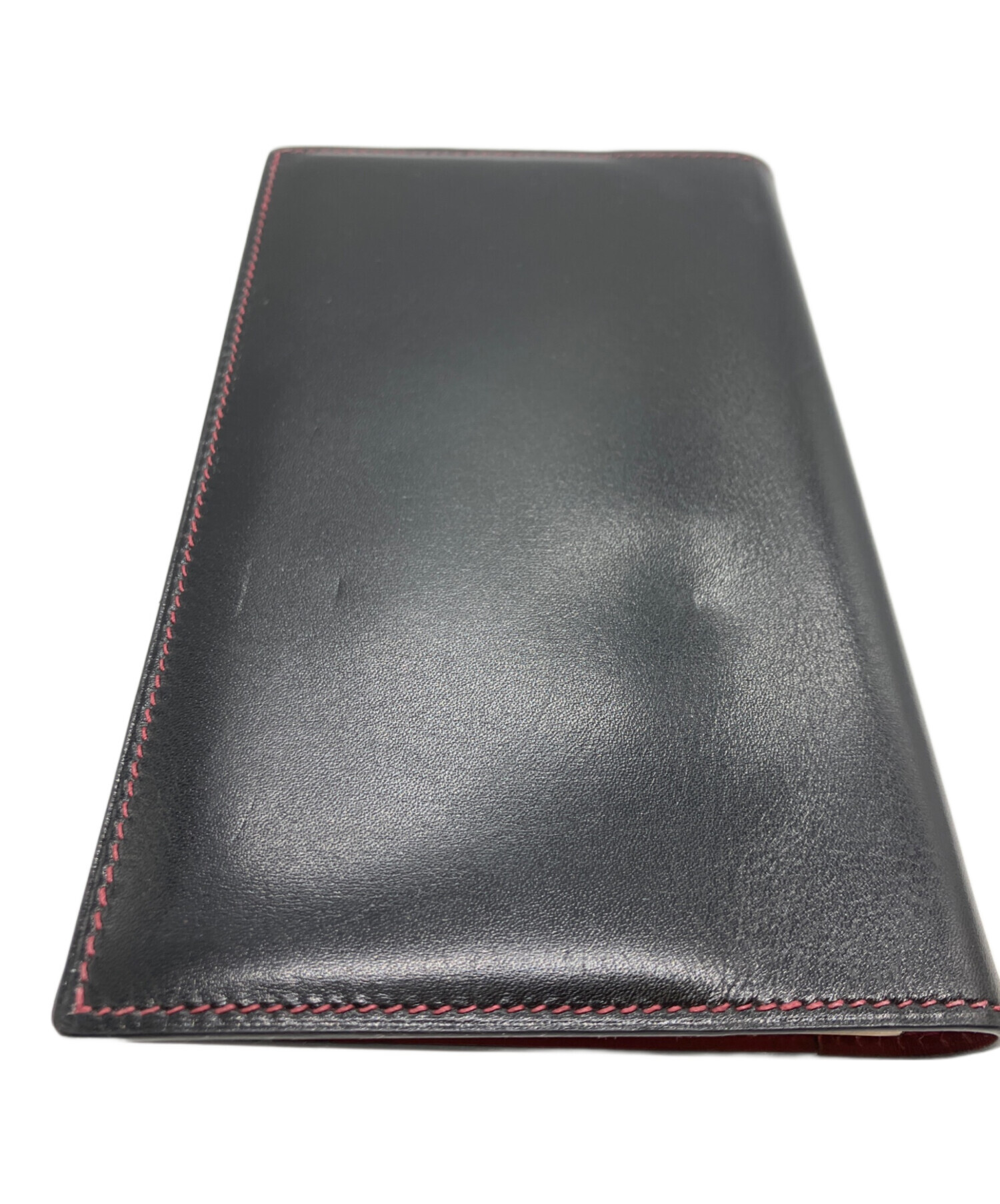 中古・古着通販】HERMES (エルメス) 手帳カバー ブラック×レッド