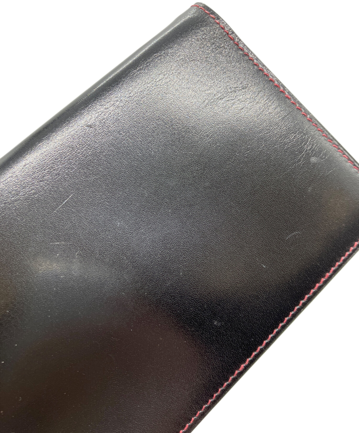 中古・古着通販】HERMES (エルメス) 手帳カバー ブラック×レッド