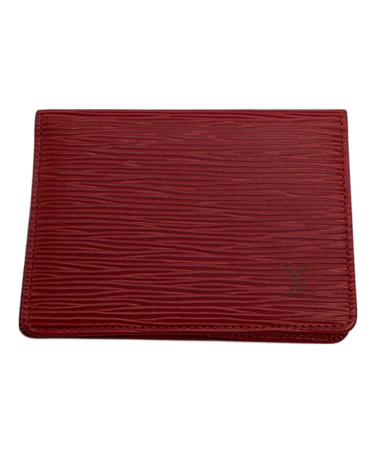 中古・古着通販】LOUIS VUITTON (ルイ ヴィトン) カードケース レッド