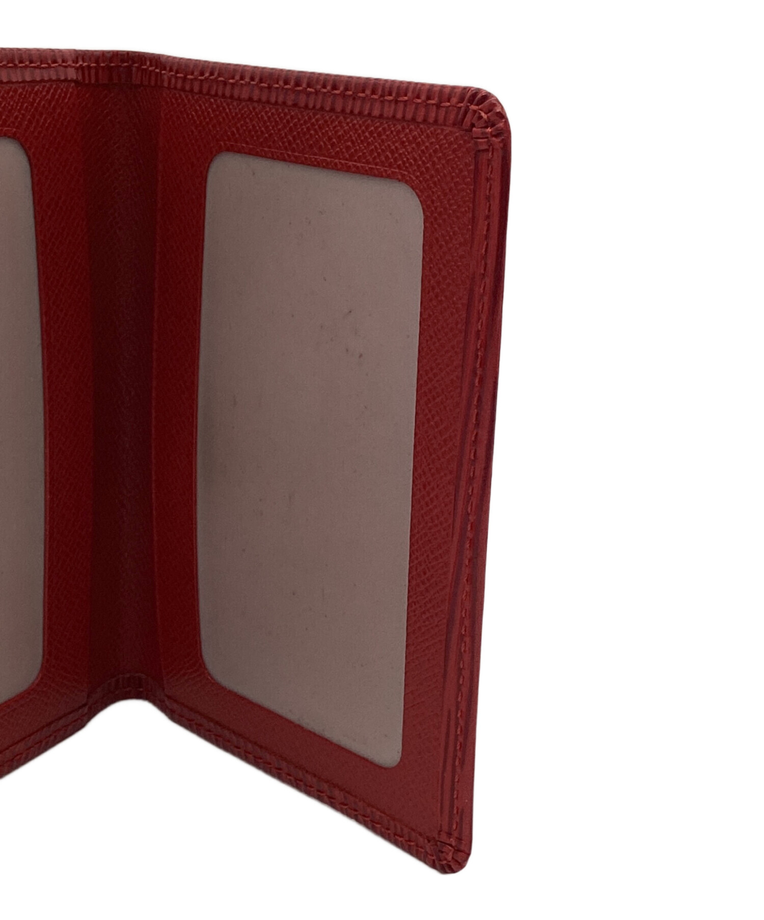 中古・古着通販】LOUIS VUITTON (ルイ ヴィトン) カードケース レッド