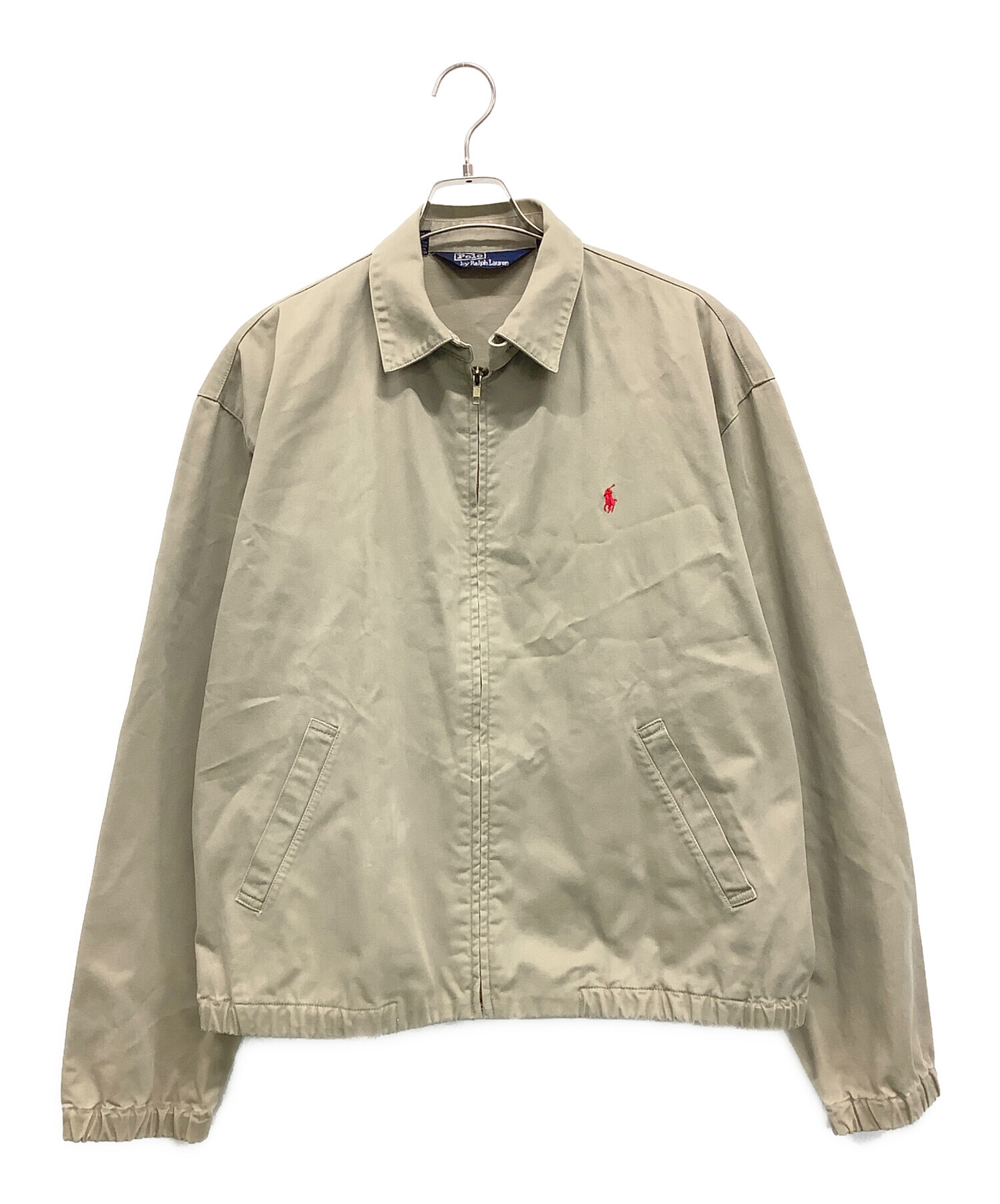 【未使用品】ポロラルフローレン スイングトップ ベージュ Mサイズ 中古・古着通販】POLO RALPH LAUREN (ポロ・ラルフローレン) スイング
