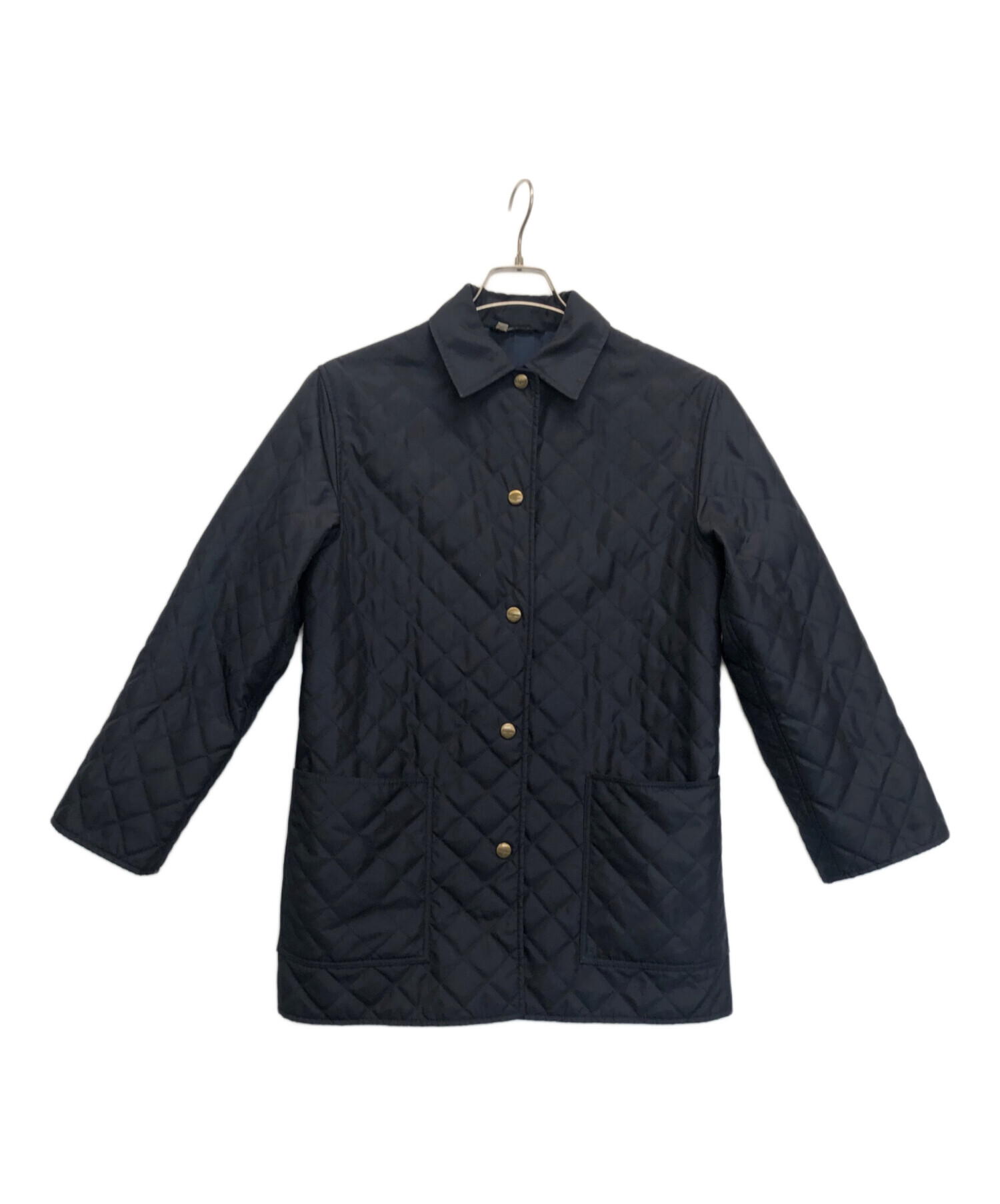 【希少2XL相当】サルバトーレ フェラガモ キルティング　レザージャケット　黒 希少2XL相当】サルバトーレ フェラガモ キルティングレザー