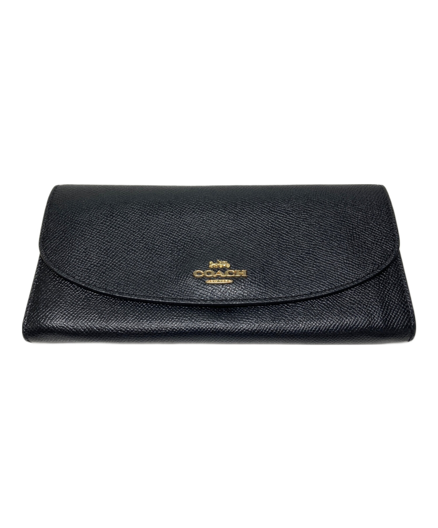 中古・古着通販】COACH (コーチ) 長財布 ブラック｜ブランド・古着通販
