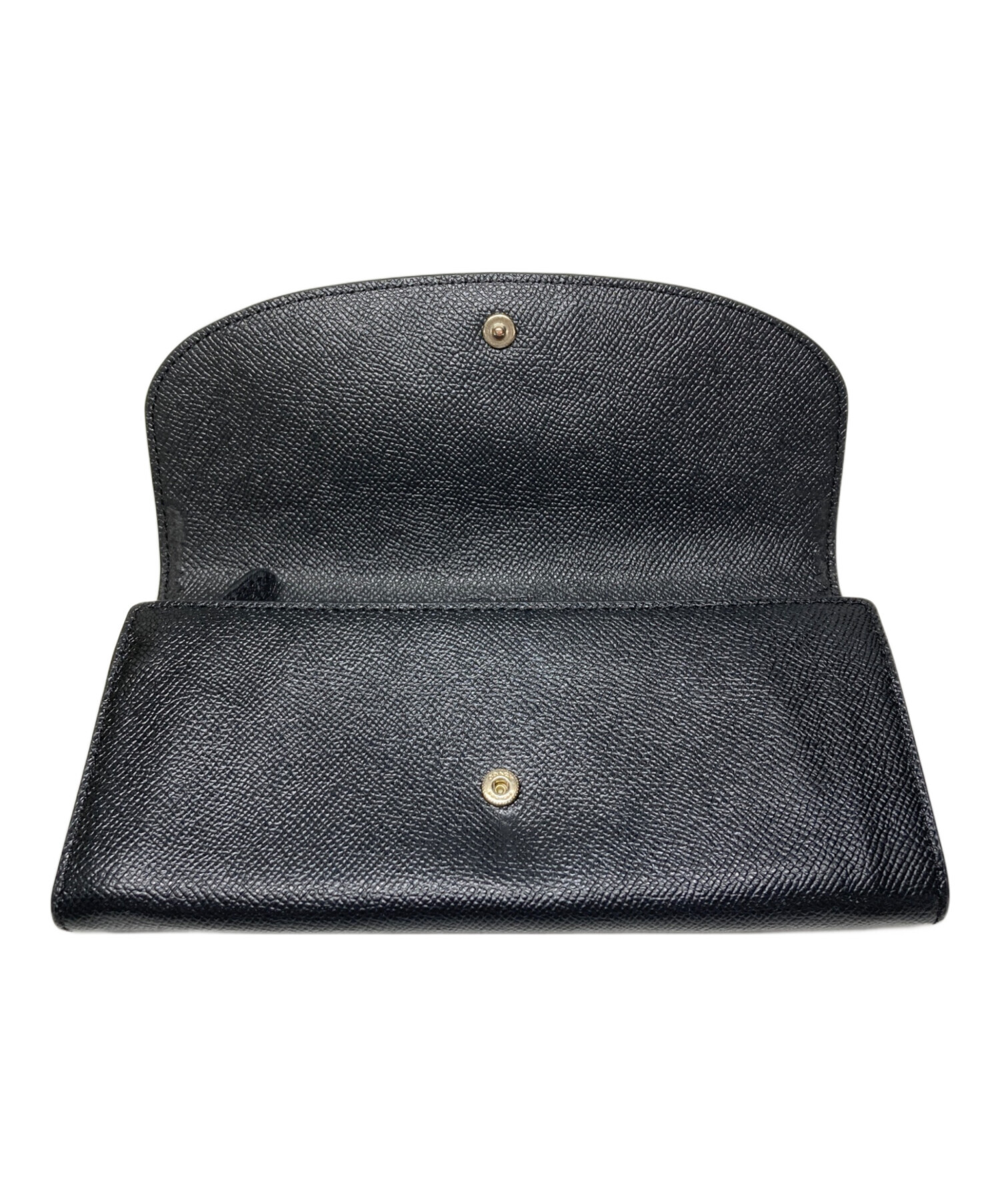 新品未使用 COACH コーチ 長財布 ブラック ユニセックス　タグ・ケアカード 中古・古着通販】COACH (コーチ) 長財布 ブラック｜ブランド・古着通販