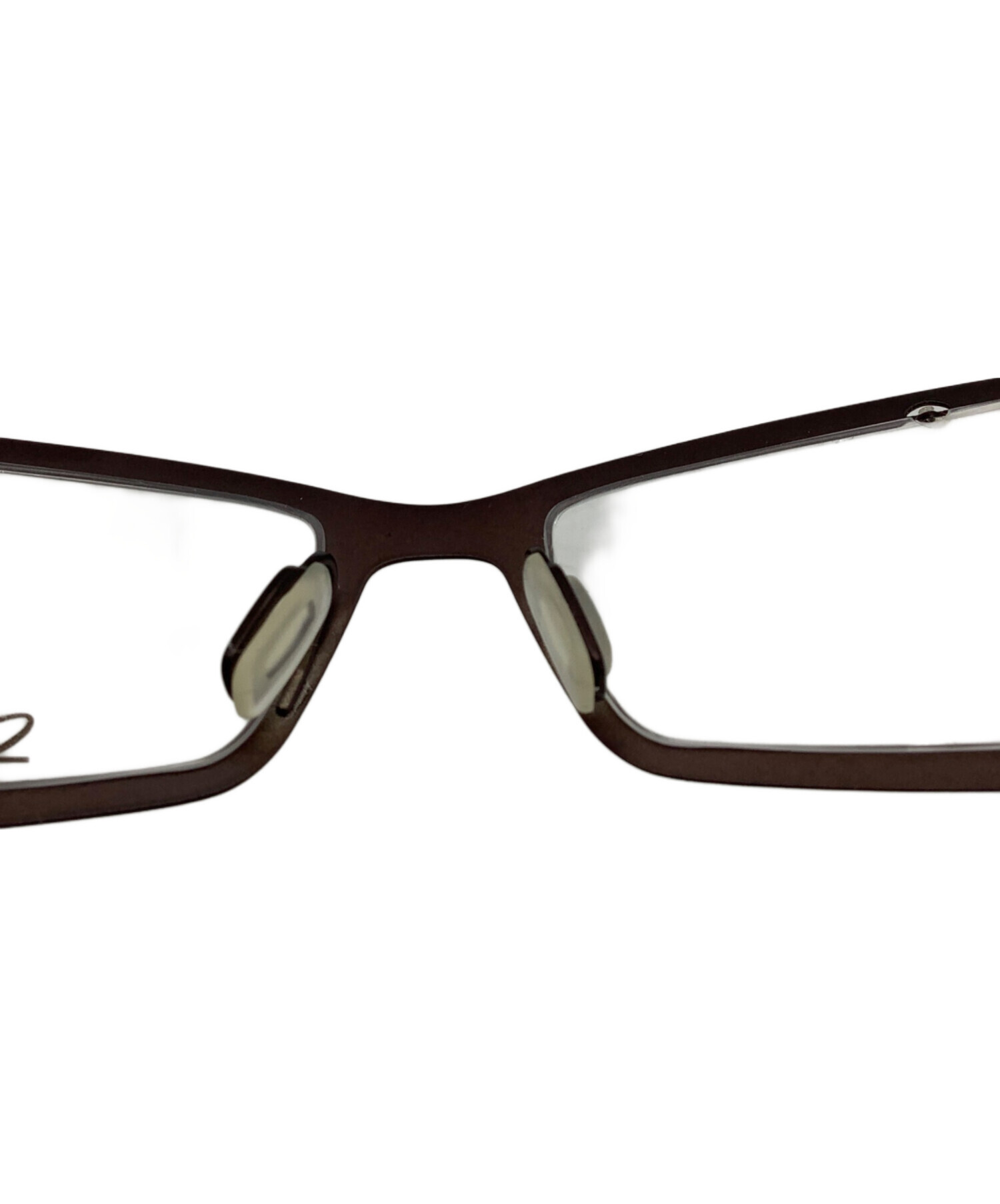 中古・古着通販】eye'dc (アイディーシー) 伊達眼鏡 シルバー