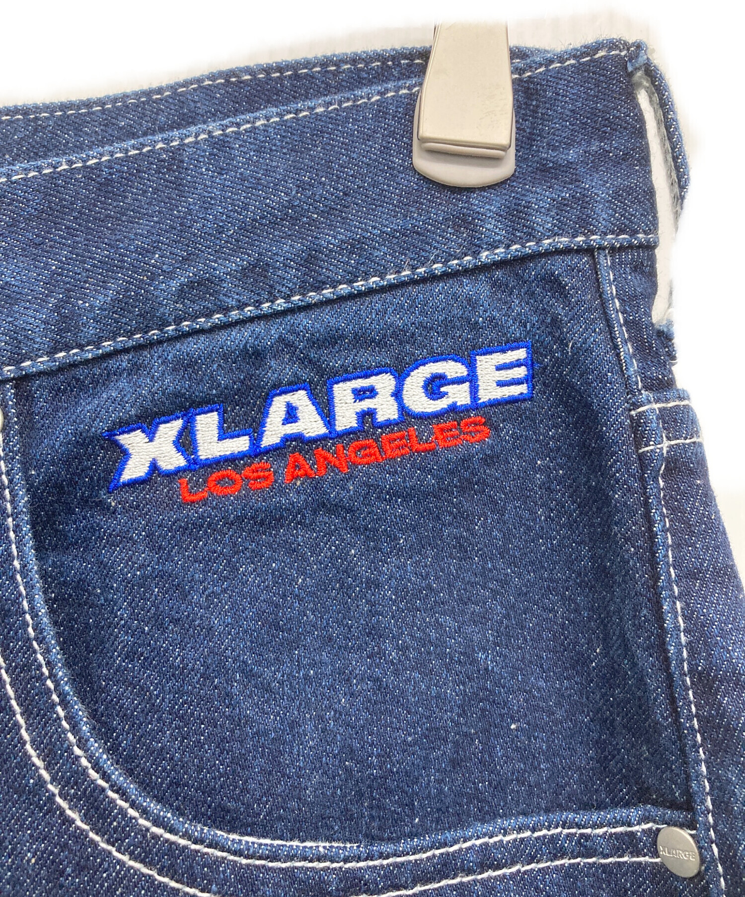 中古・古着通販】X-LARGE (エクストララージ) デニムパンツ インディゴ