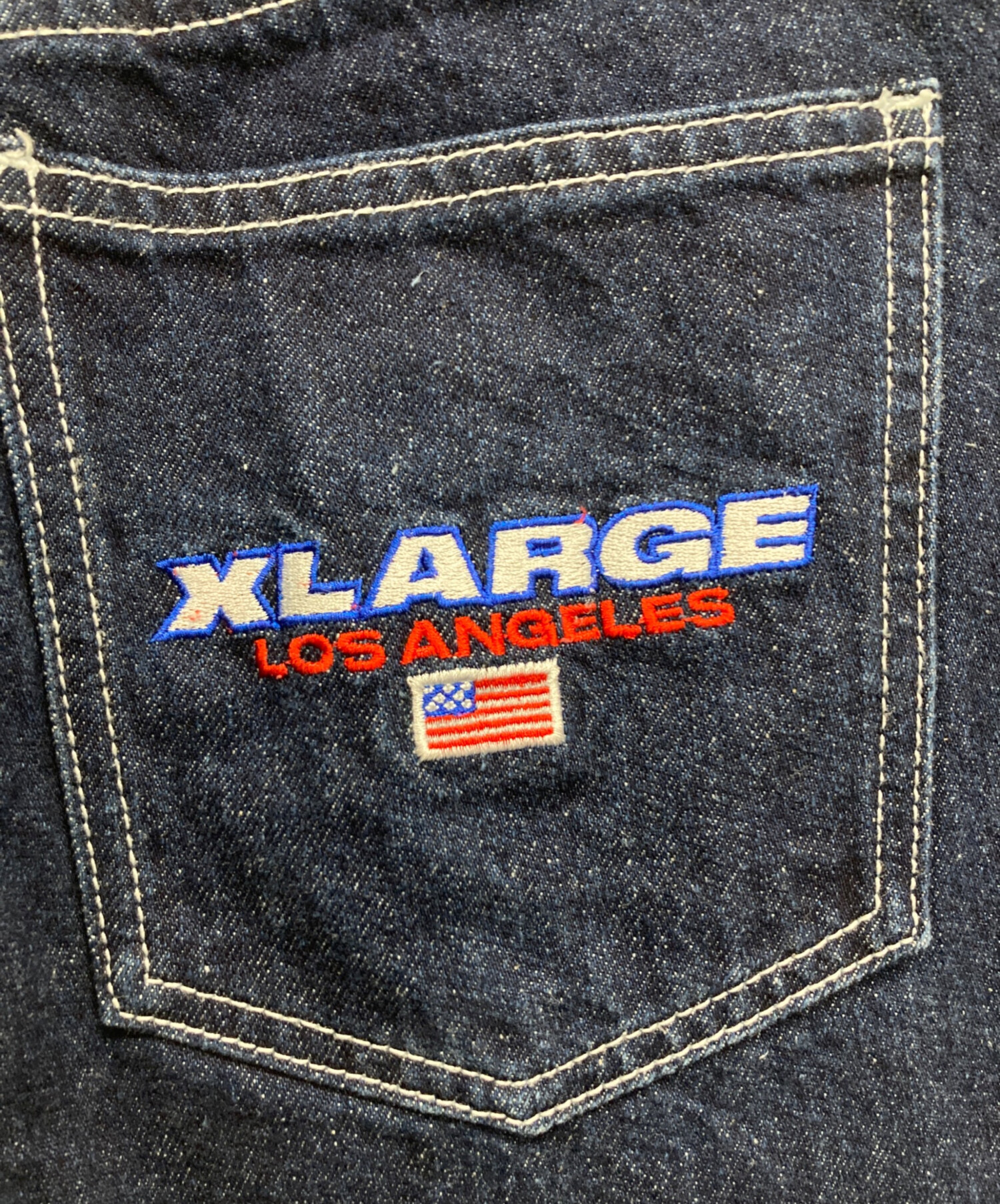 中古・古着通販】X-LARGE (エクストララージ) デニムパンツ インディゴ
