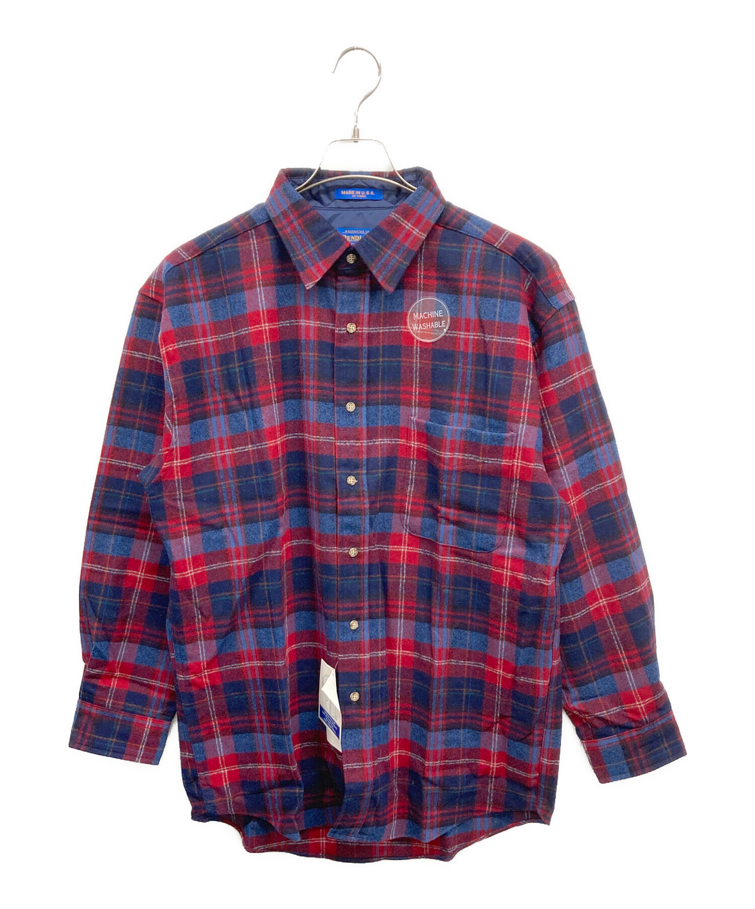 中古・古着通販】PENDLETON (ペンドルトン) 長袖シャツ ネイビー