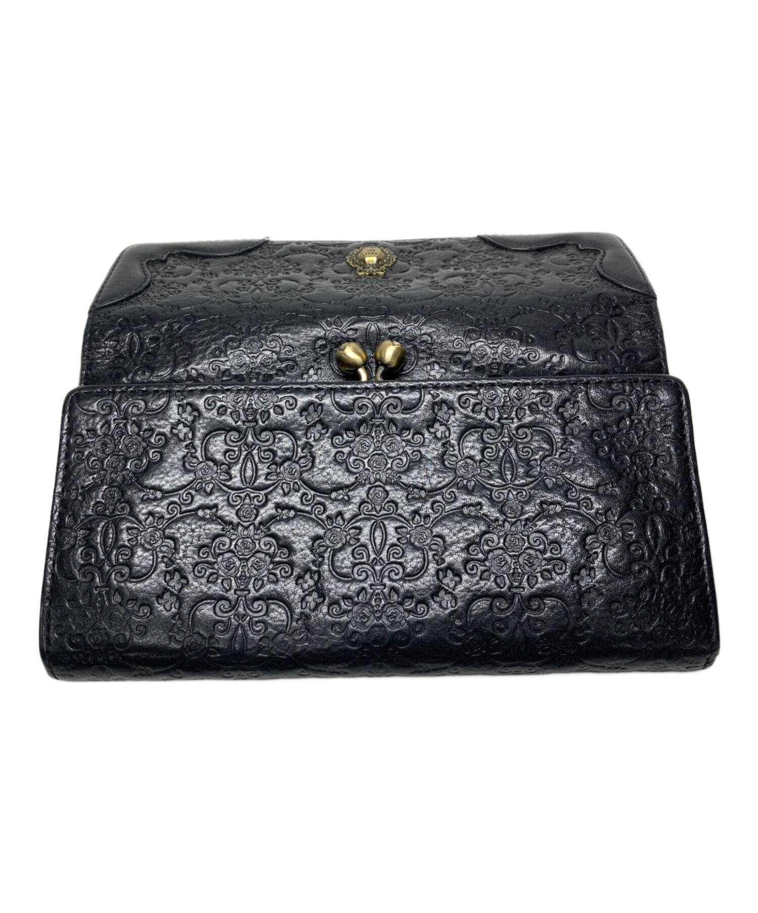 中古・古着通販】ANNA SUI (アナスイ) 長財布 ブラック｜ブランド