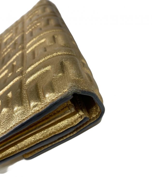 中古・古着通販】FENDI (フェンディ) 長財布 ゴールド｜ブランド・古着