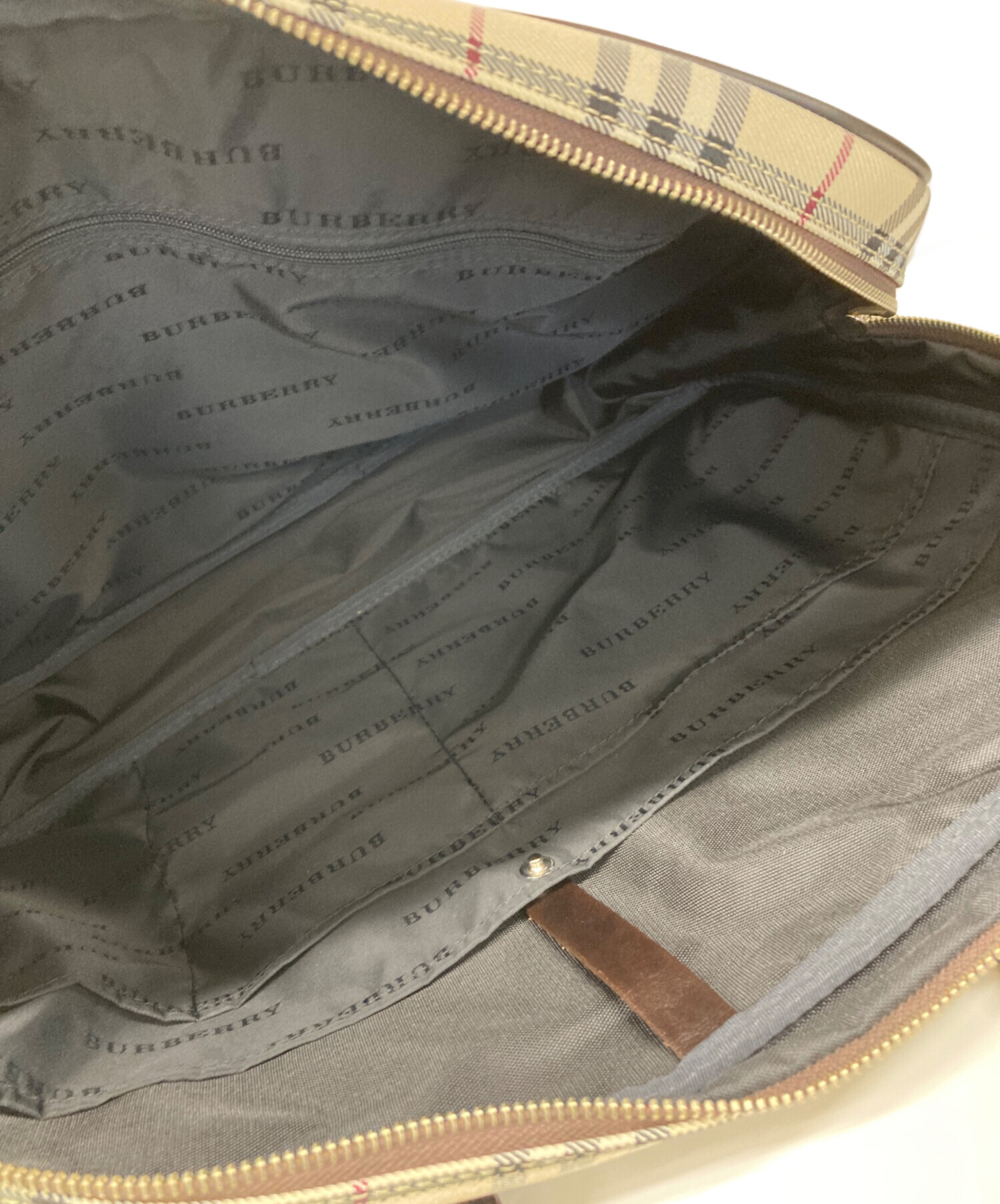 中古・古着通販】BURBERRY (バーバリー) ビジネスバッグ ブラウン