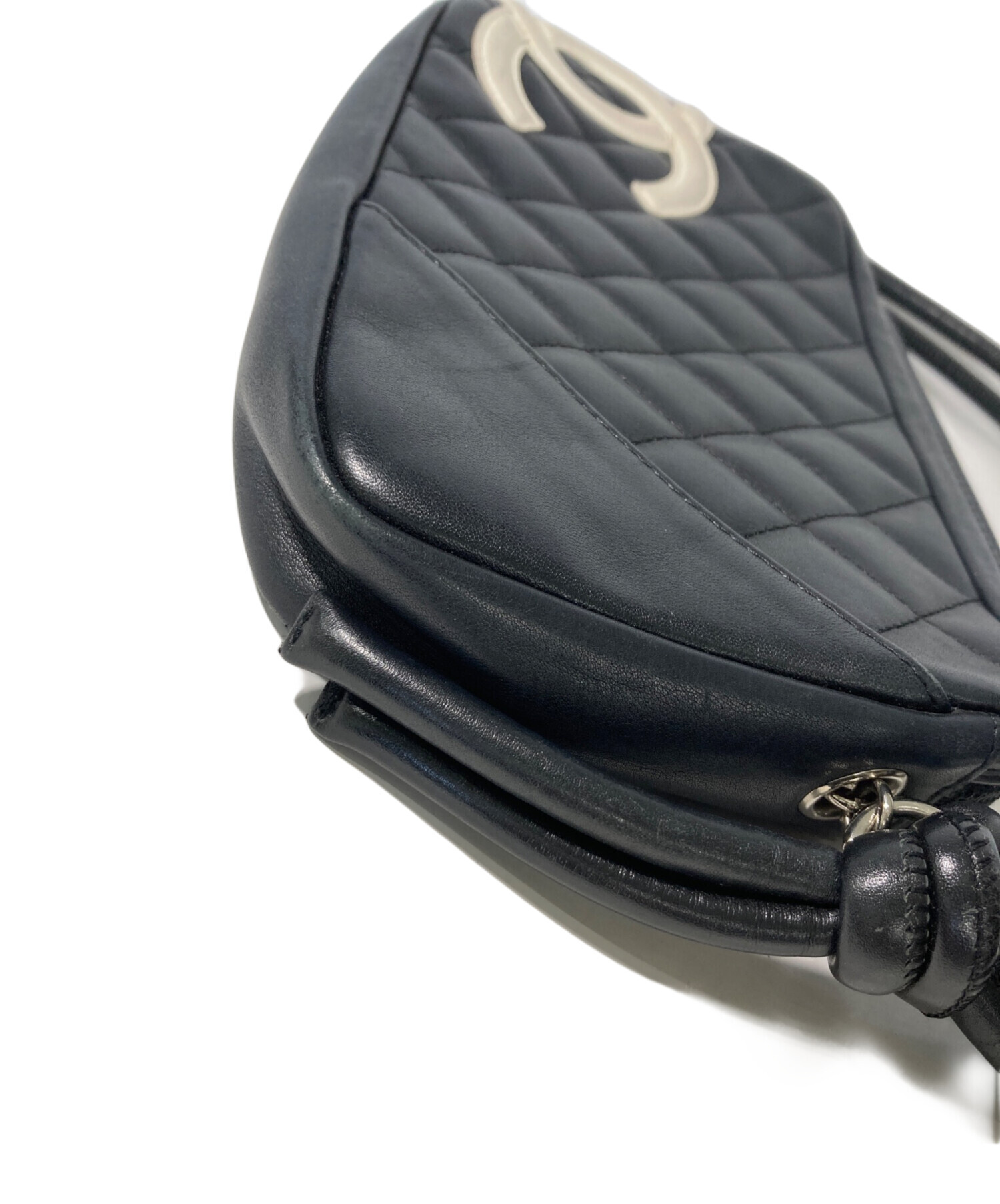 中古・古着通販】CHANEL (シャネル) アクセサリーポーチ ブラック 