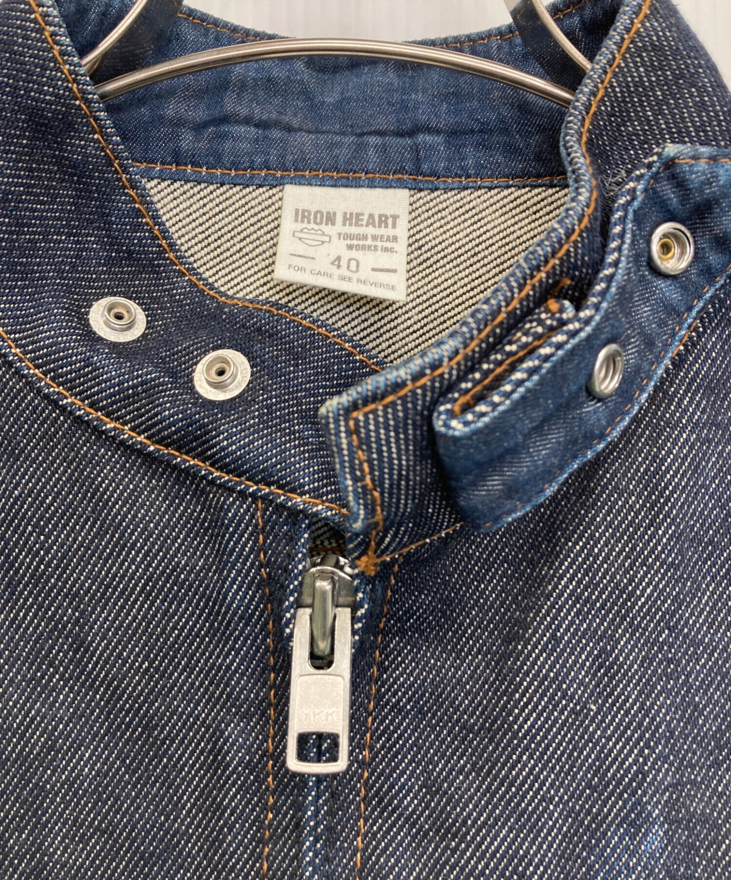 中古・古着通販】IRON HEART (アイアンハート) 21oz デニムライダース