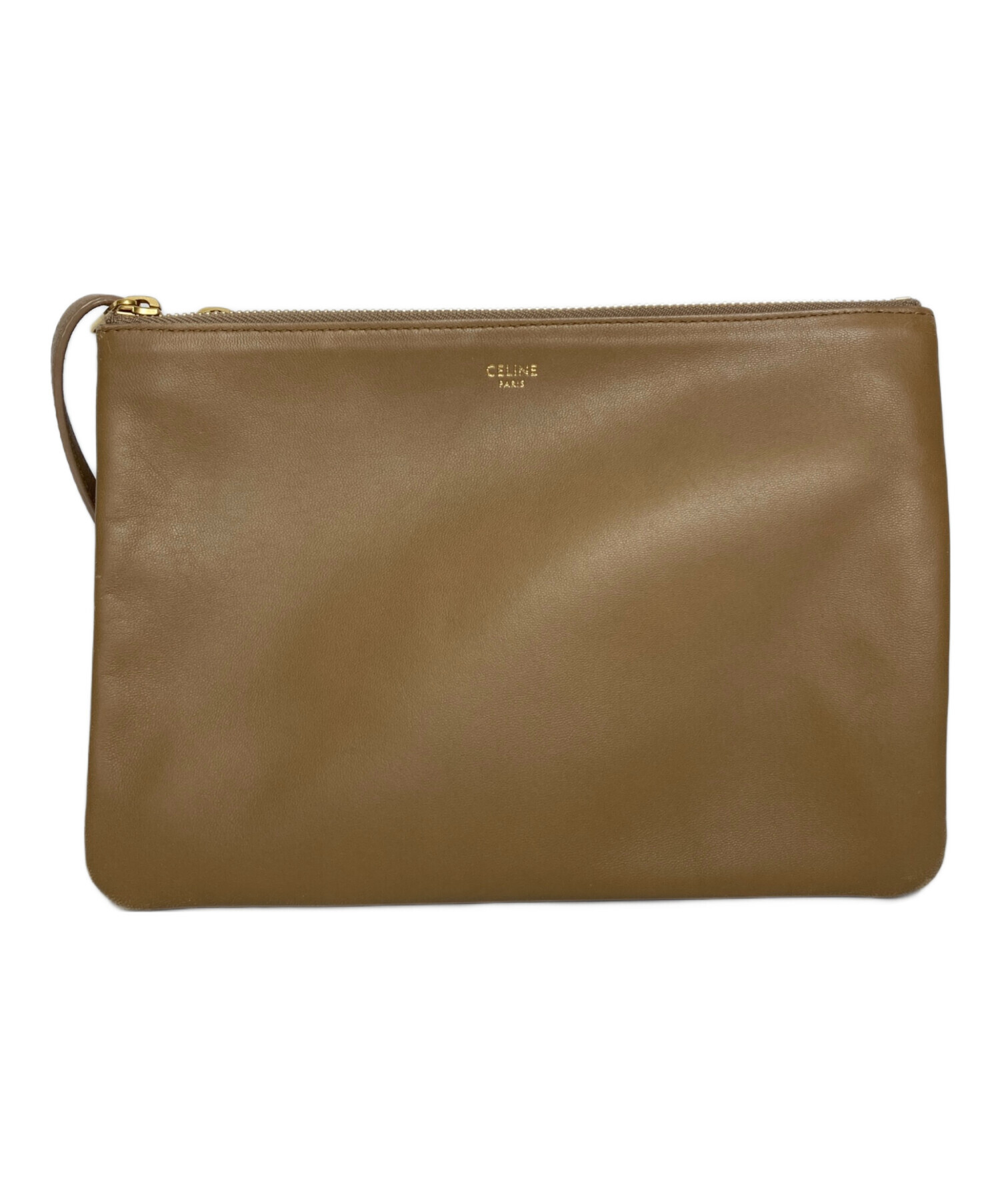 中古・古着通販】CELINE (セリーヌ) トリオショルダーバッグ ブラウン 