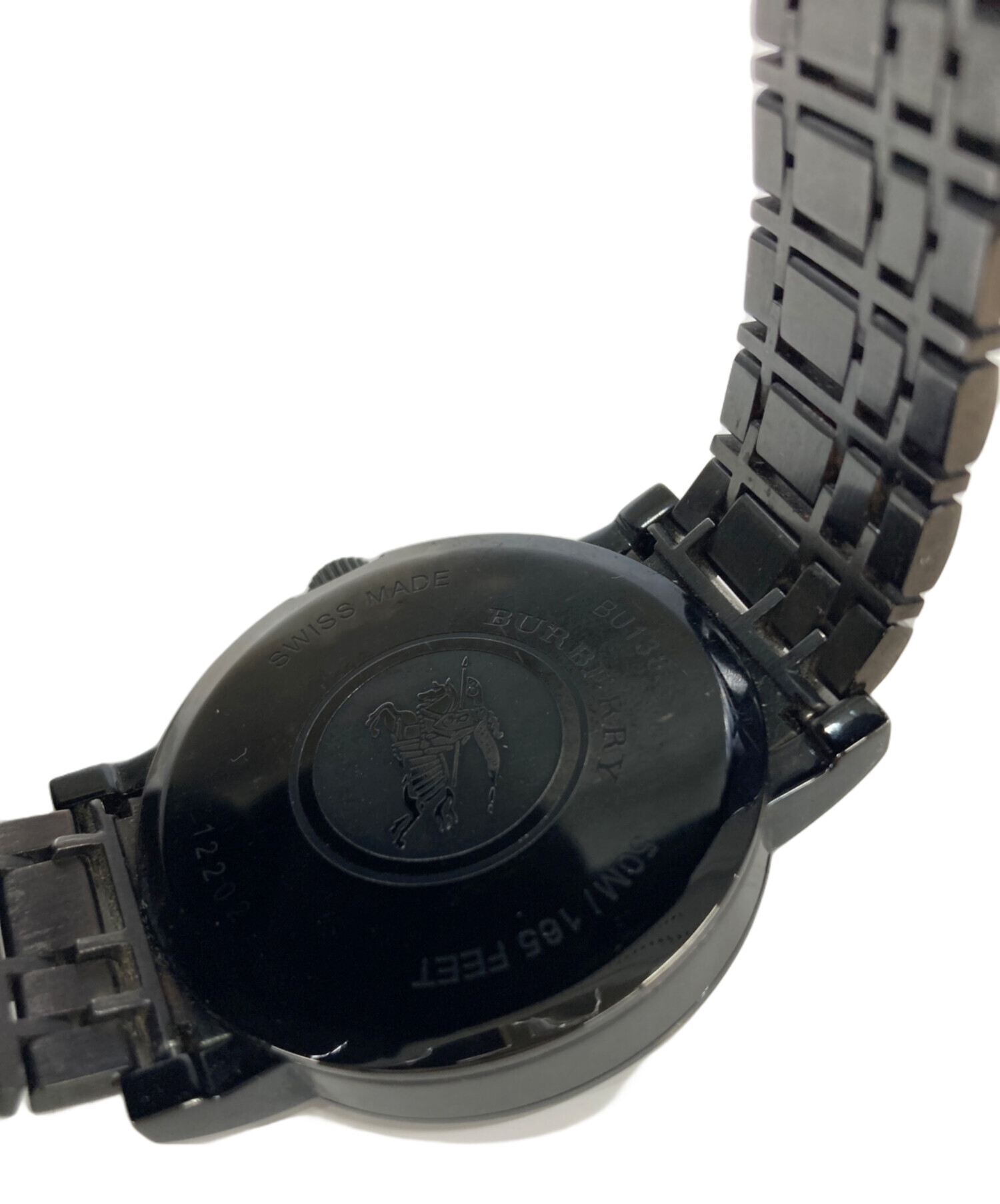 中古・古着通販】BURBERRY (バーバリー) 腕時計 ブラック｜ブランド